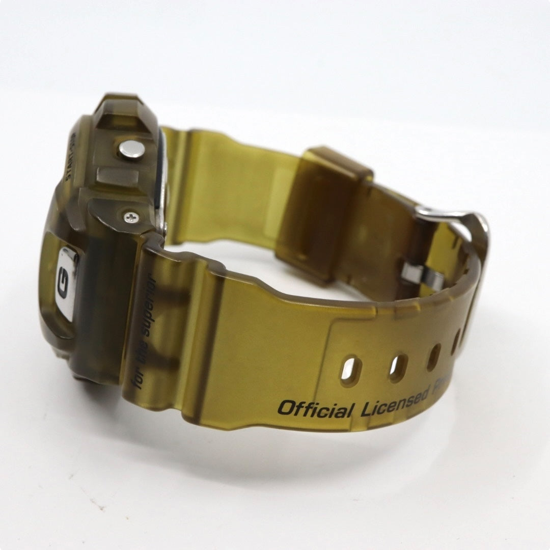 【未使用級/電池交換済】カシオ G-SHOCK DW-6900WF 1998 FIFAワールドカップ フランス大会 限定モデル 腕時計 メンズ デジタル スケルトン カーキ 20気圧防水 ストリート カジュアル ヴィンテージ クリーニング済み G2