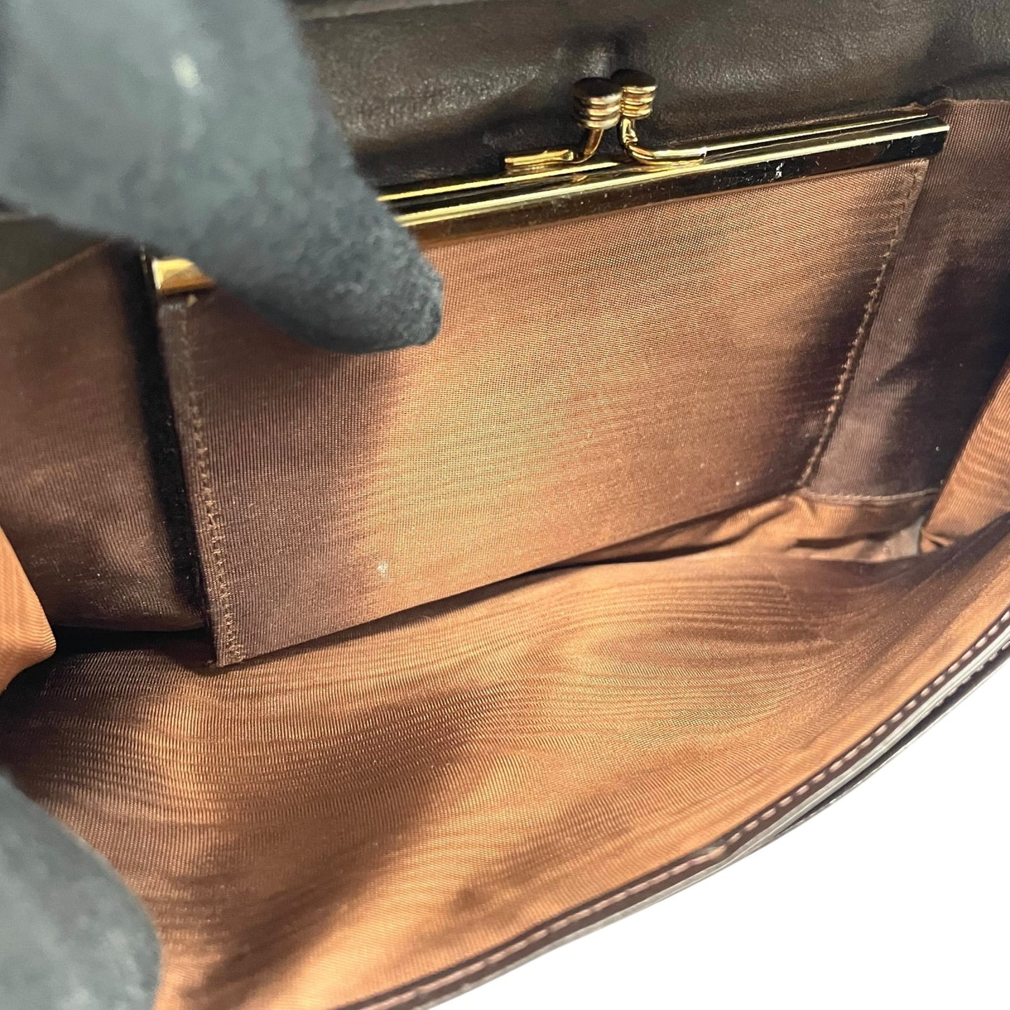ルイヴィトン LOUIS VUITTON LV モノグラム 長財布 フラップ 茶色 ブラウン PVC レザー メンズ レディース W5