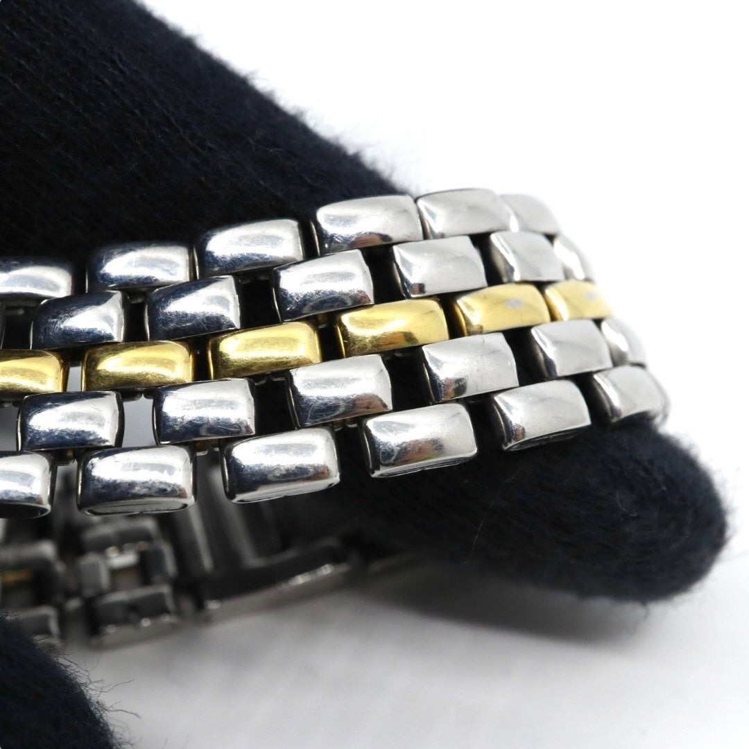 【電池交換済／稼働品】SEIKO セイコー ルーセント 腕時計 メンズ レディース ユニセックス クオーツ アナログ ローマンインデックス コンビカラー シルバー ゴールド ドレスウォッチ クラシックデザイン ビンテージ ファッション 7N01-614A G4