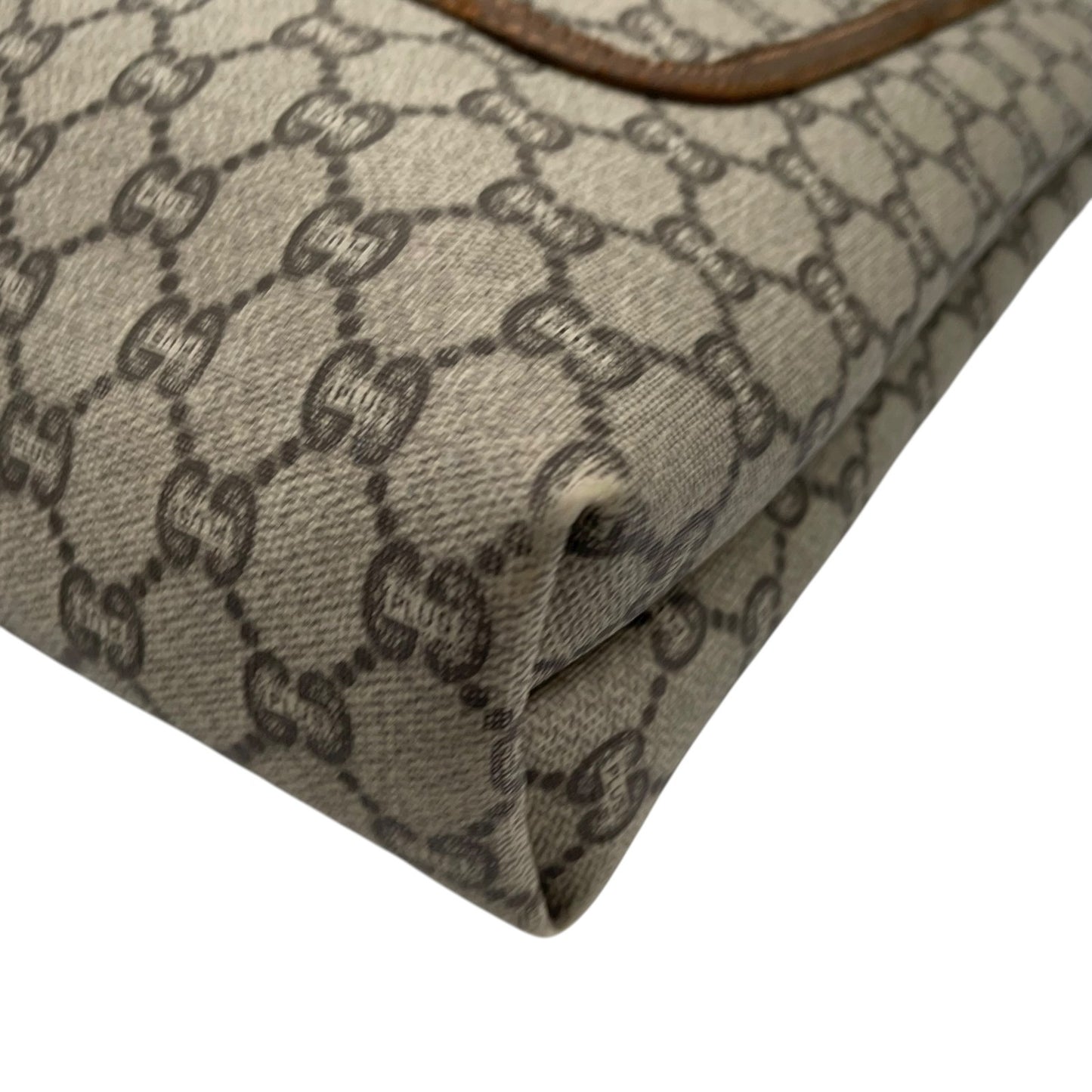 GUCCI グッチ シェリーライン GGプラス トートバッグ ビンテージ オールドグッチ PVC レザー 伝統ウェブデザイン 縦型トート d7