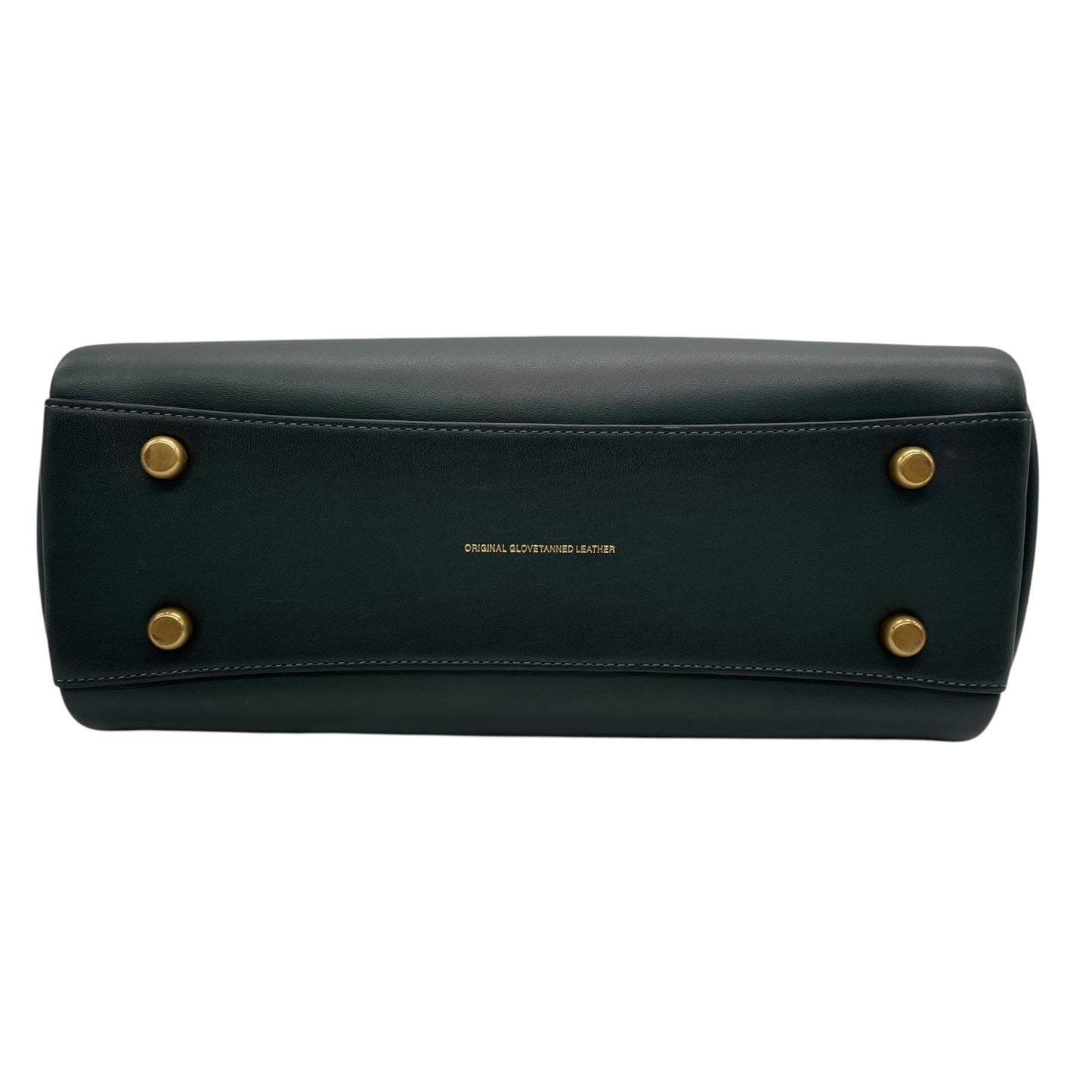 Authentic COACH Tate Carryall 2WAY Handbag Shoulder Bag Dark Green Black Leather Horse Logo