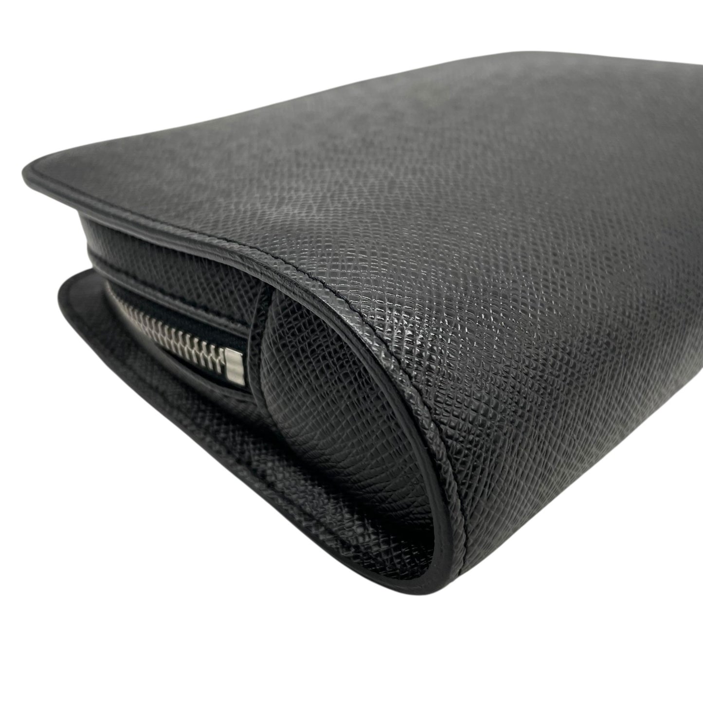 美品 Louis Vuitton ルイヴィトン M30182 タイガ バイカル セカンドバッグ レザー 黒 ブラック メンズ K3