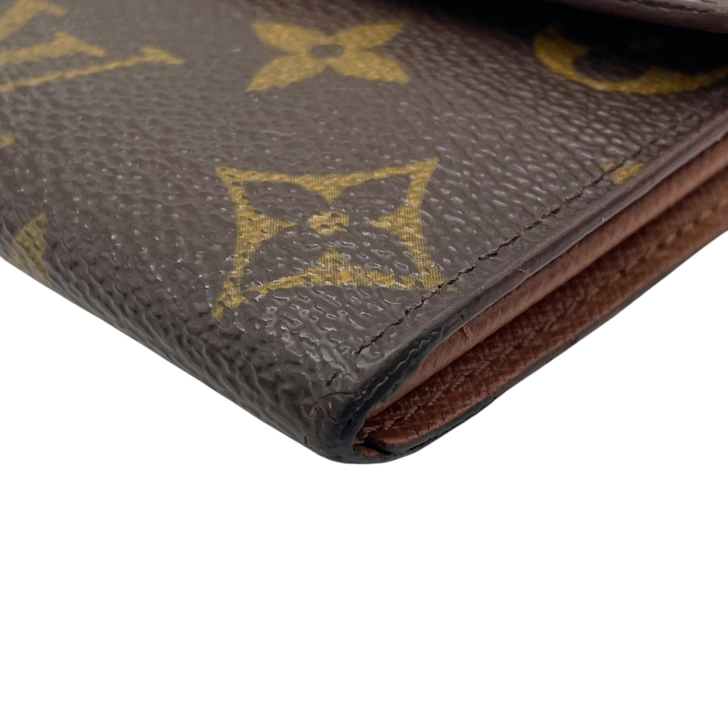 LOUIS VUITTON ルイ・ヴィトン MM61725 長財布 PVC/レザー ブラウン【中古】 レディース