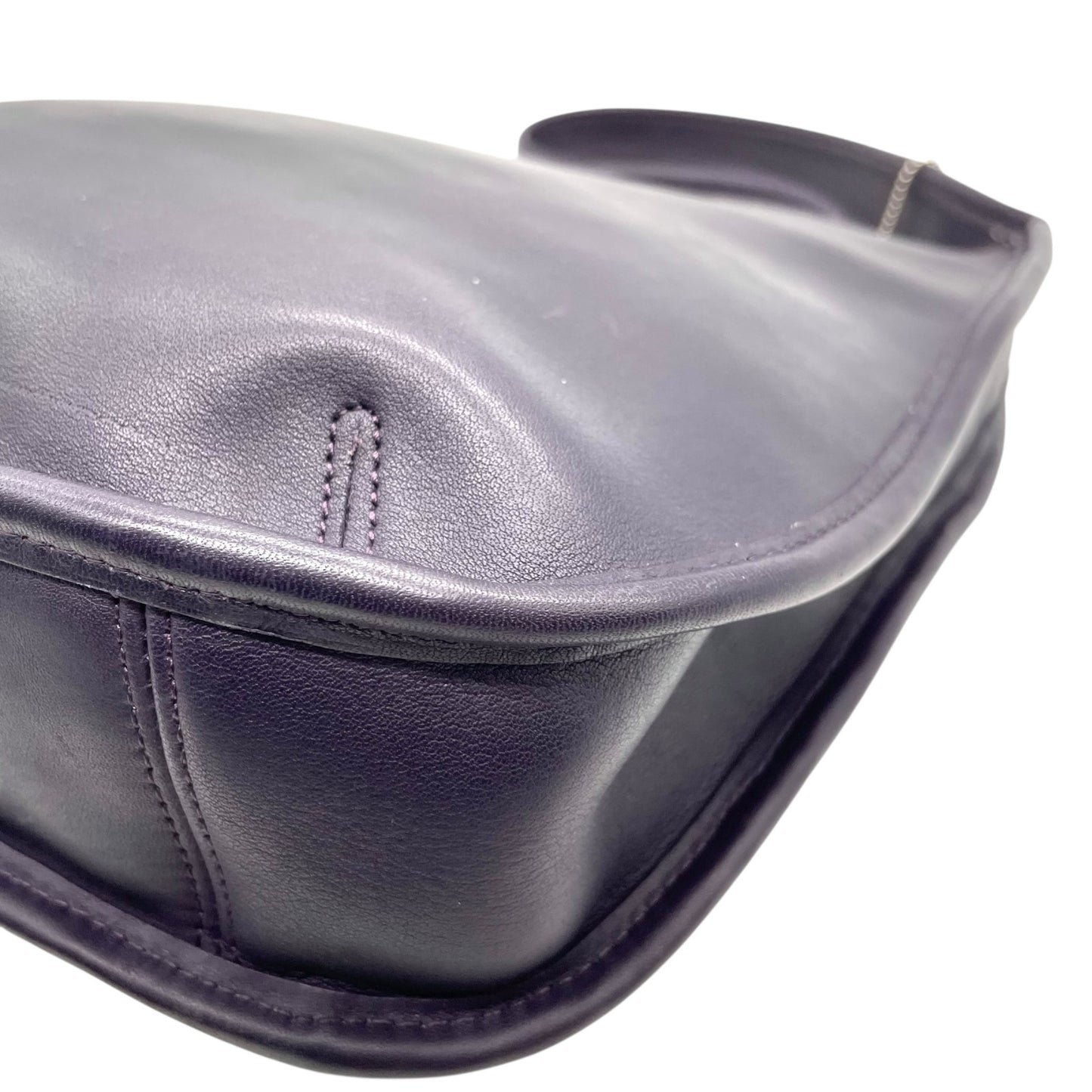 COACH コーチ 9047 ショルダーバッグ レザー パープル【中古】 レディース