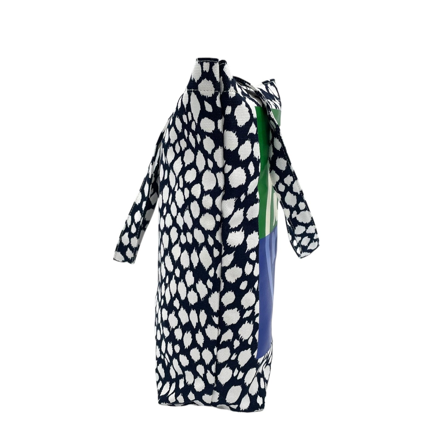 未使用級 美品 Tory Burch トリーバーチ トートバッグ キャンバス ロゴプリント ビッグロゴ ダブルTロゴ マルチカラー U8