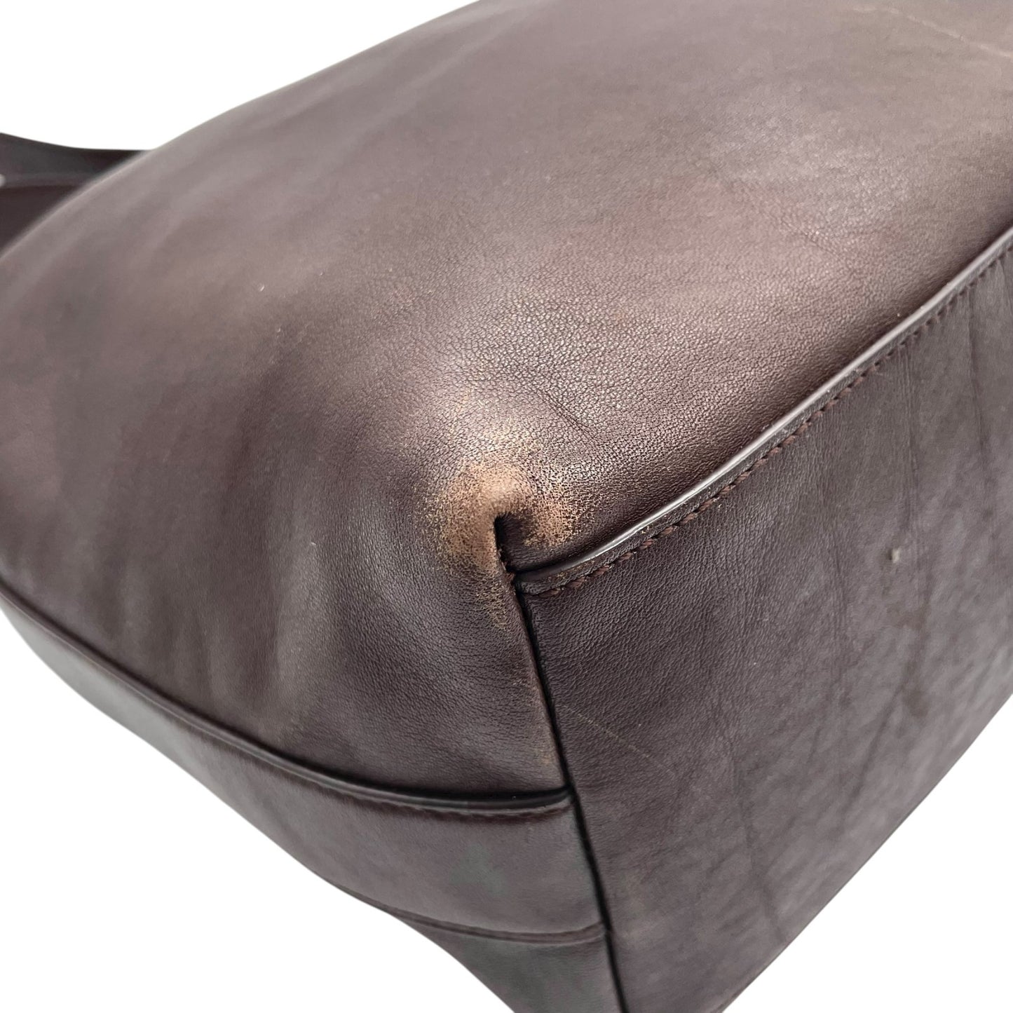 COACH コーチ オールドコーチ レザー ショルダーバッグ ダークブラウン 茶 ヴィンテージ U2 本革 クロスボディ 斜め掛け可 シンプル クラシック Old Coach Shoulder Bag