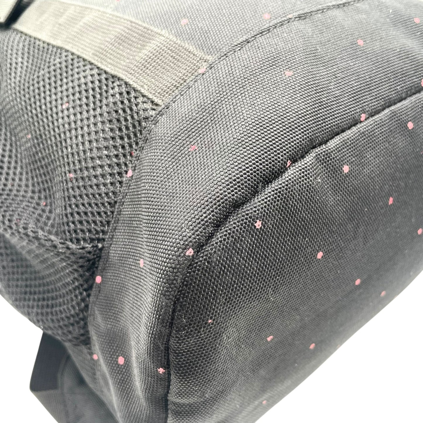 美品 アウトドアプロダクツ OUTDOOR PRODUCTS コーデュラ リュックサック バックパック 黒 ブラック ドット柄 S93