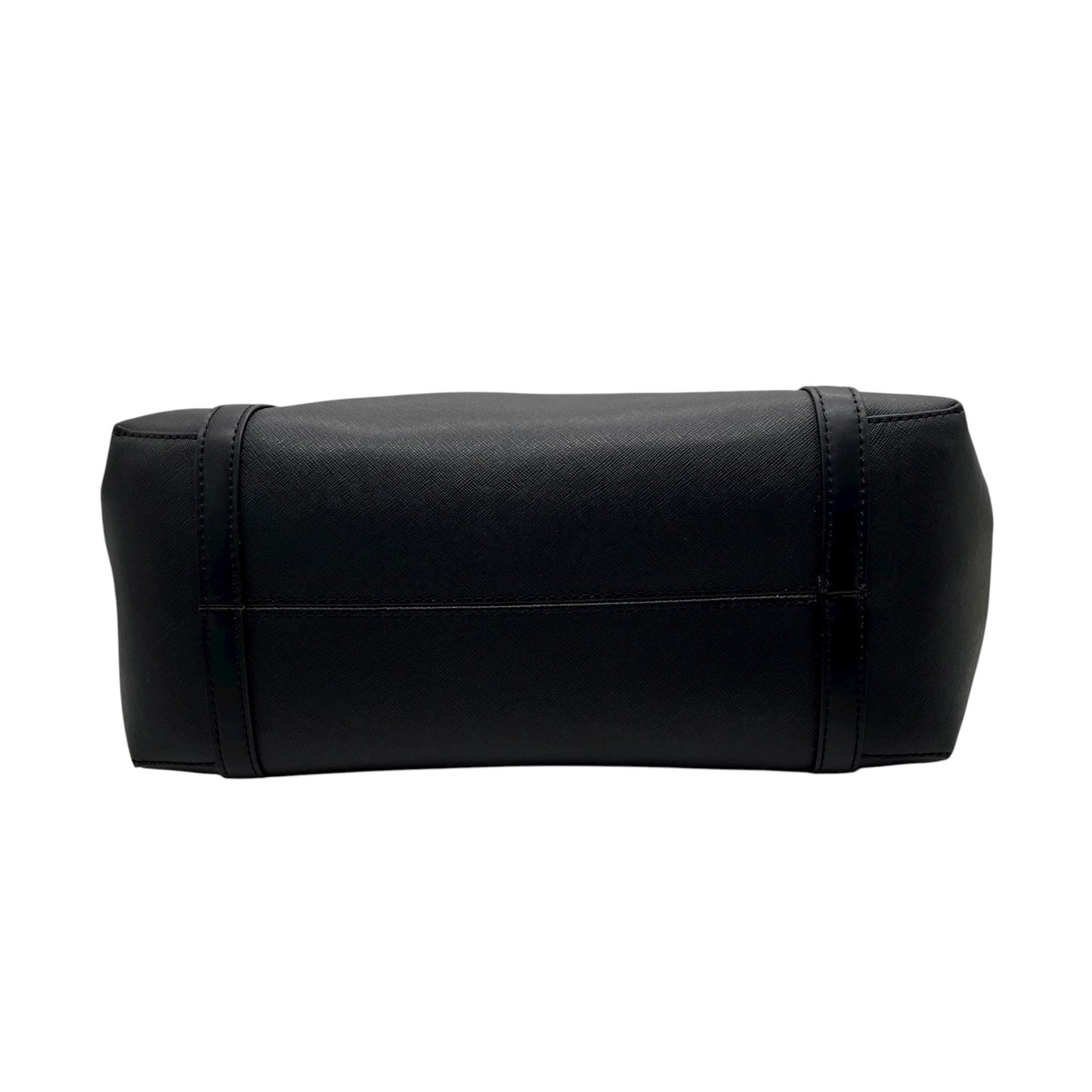 新品同様 美品 マイケルコース MICHAEL KORS トートバッグ ビジネストート レザー 黒 ブラック ロゴチャーム タッセル付き A