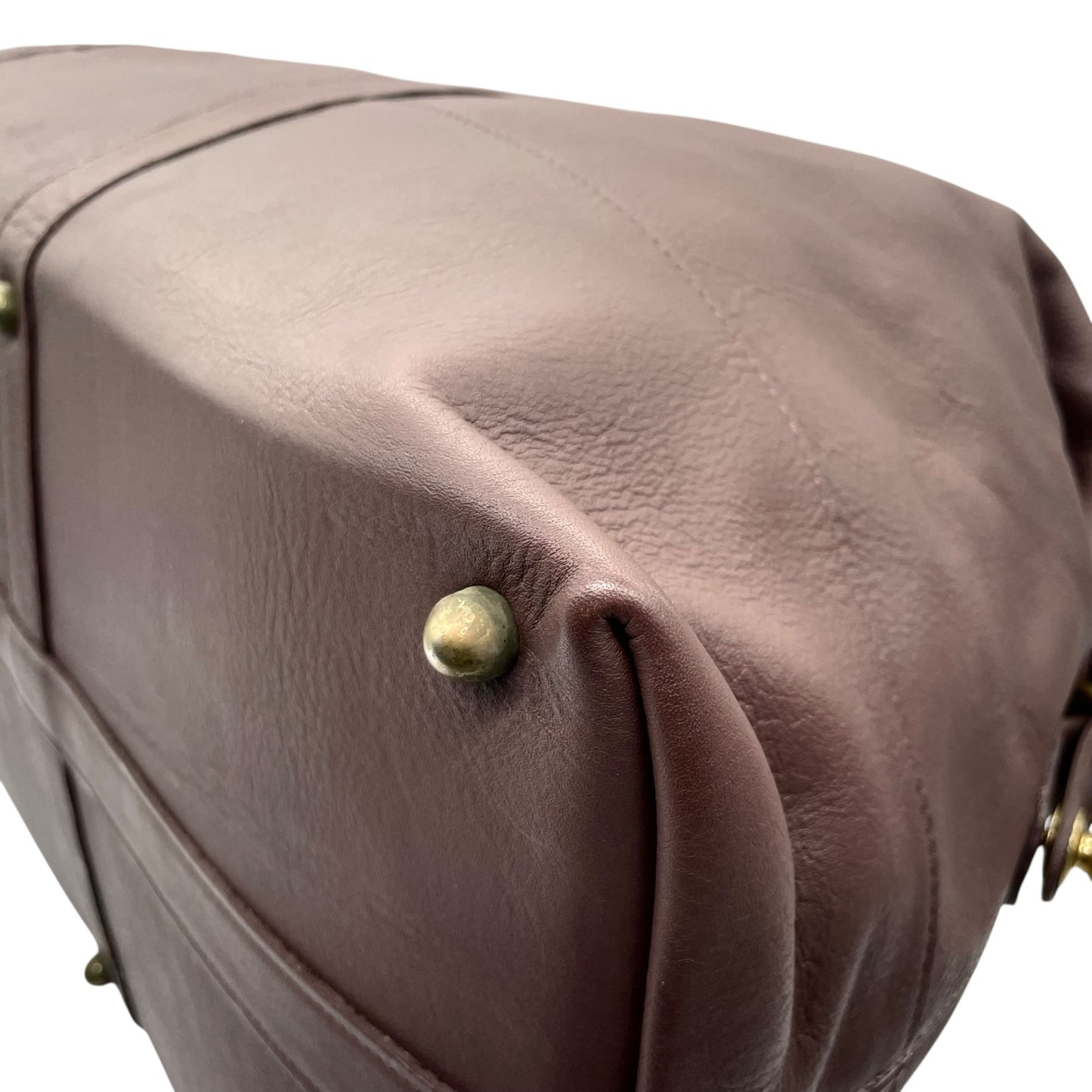 極美品 コーチ COACH レザー ボストンバッグ でかボストン 2WAY ショルダー付き 大容量 旅行 出張 茶色 ブラウン ゴールド金具 X