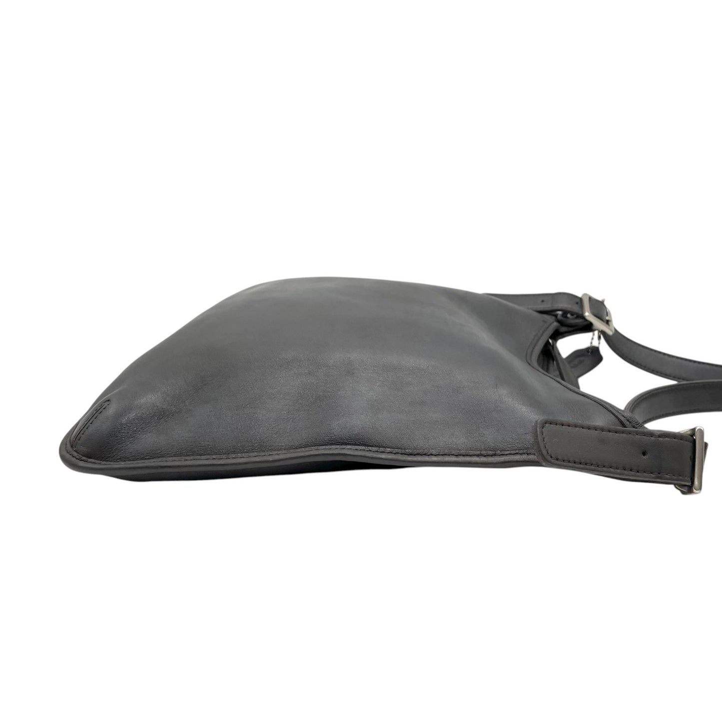 コーチ COACH オールドコーチ レザー ショルダーバッグ 肩掛け 黒 ブラック ホーボーバッグ トート シンプル 本革 C3