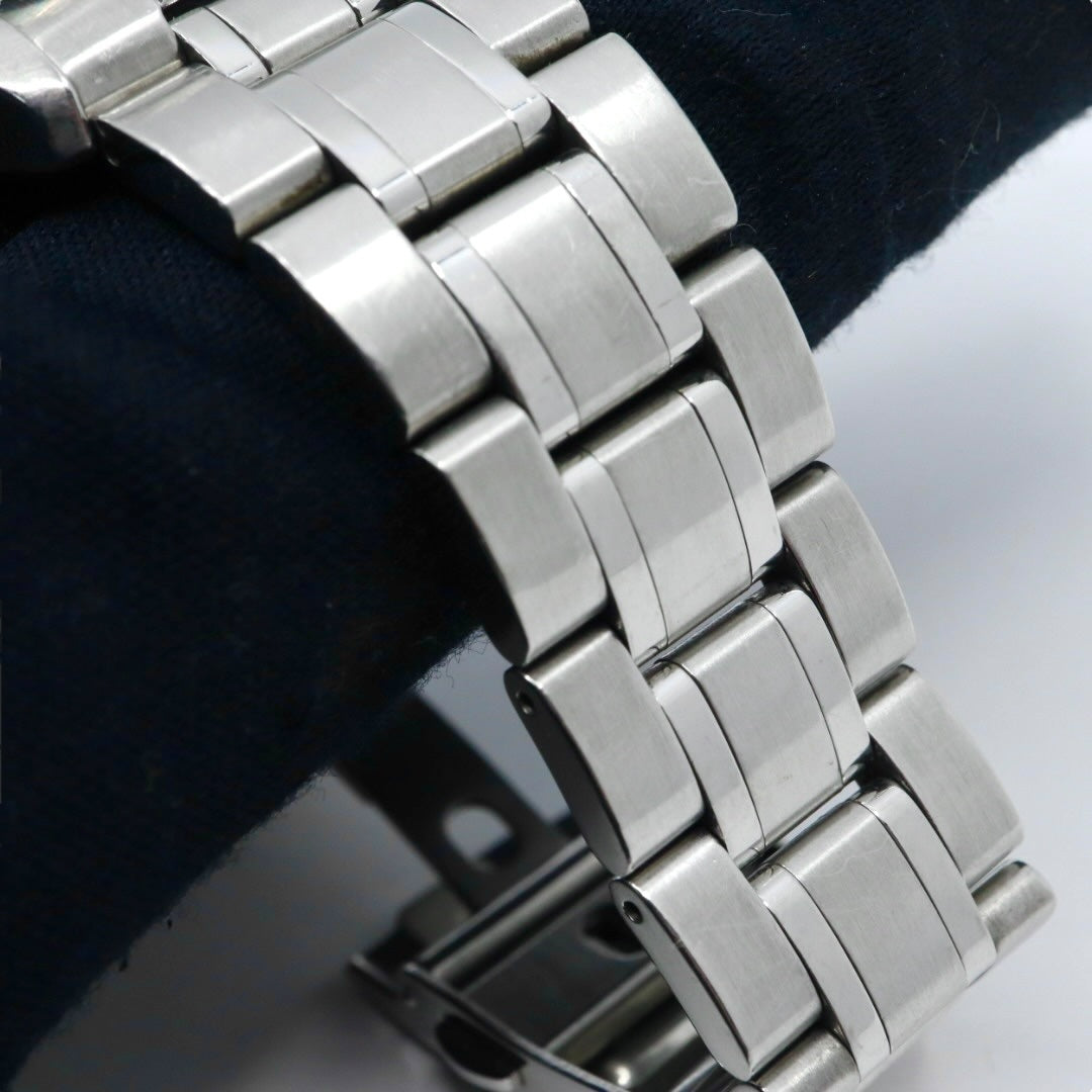 【美品】 orient オリエント キングマスター 腕時計 ER14-C2 自動巻き 21石 ダイバーズデザイン 10気圧防水 メンズ アナログ ホワイトダイヤル シルバー 回転ベゼル スポーツウォッチ ステンレス G2