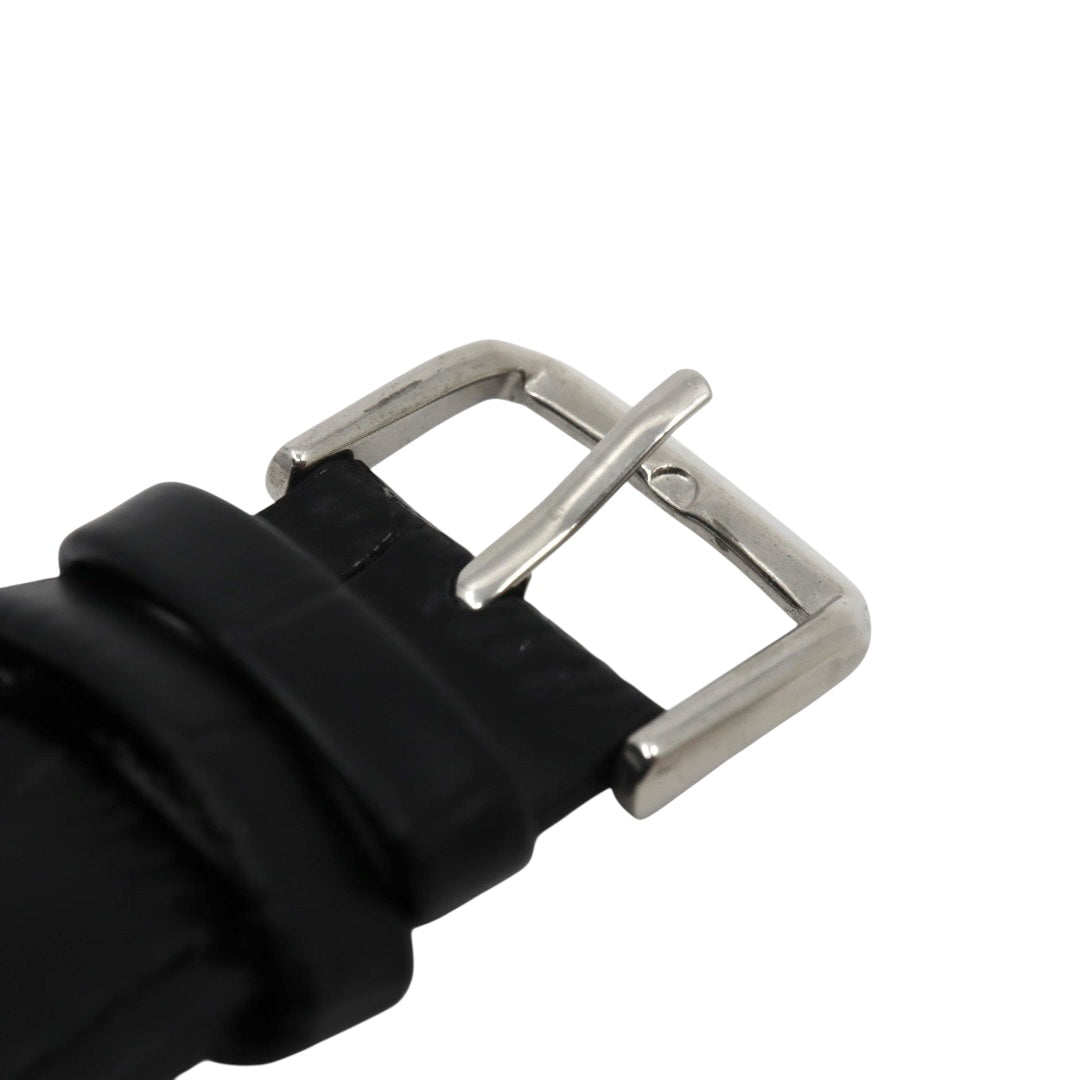 【極美品】ジョン・ハリソン J.Harrison 腕時計 JH-003C スケルトン 自動巻き ゴールド ブラック メンズ レザーベルト アナログ タキメーターベゼル シースルーバック クラシック ゴージャスデザイン G2