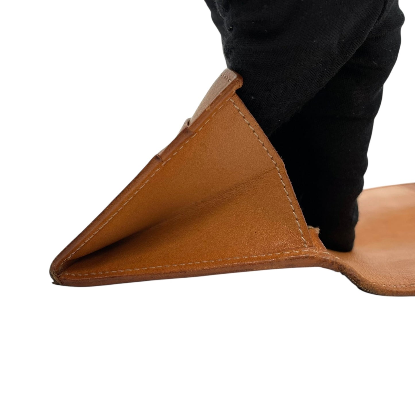 セリーヌ CELINE 長財布 折り財布 マカダム トリオンフ柄 茶色 ブラウン PVC レザー ヴィンテージ フラップ 4