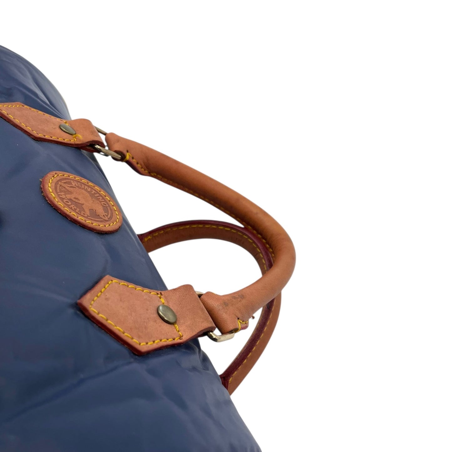 ハンティングワールド HUNTING WORLD ナイロン レザー ボストンバッグ ネイビー 紺 ブラウン 茶色 旅行 出張 軽量 メンズ レディース U17