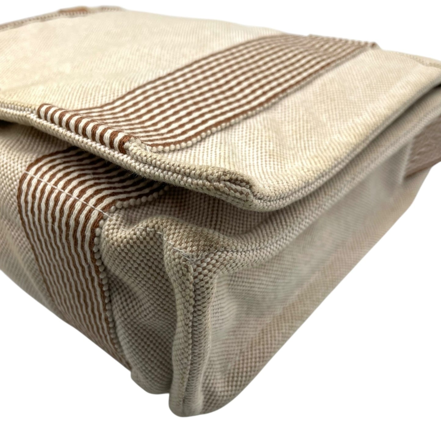 エルメス HERMES エールライン メッセンジャーPM ベージュ キャンバス ショルダーバッグ メンズ レディース ユニセックス B4