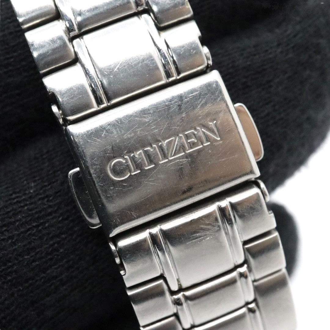 citizen シチズン クオーツ クロノグラフ 腕時計 0510-K002320 ブラック文字盤 ステンレススチール 10気圧防水 メンズ G8