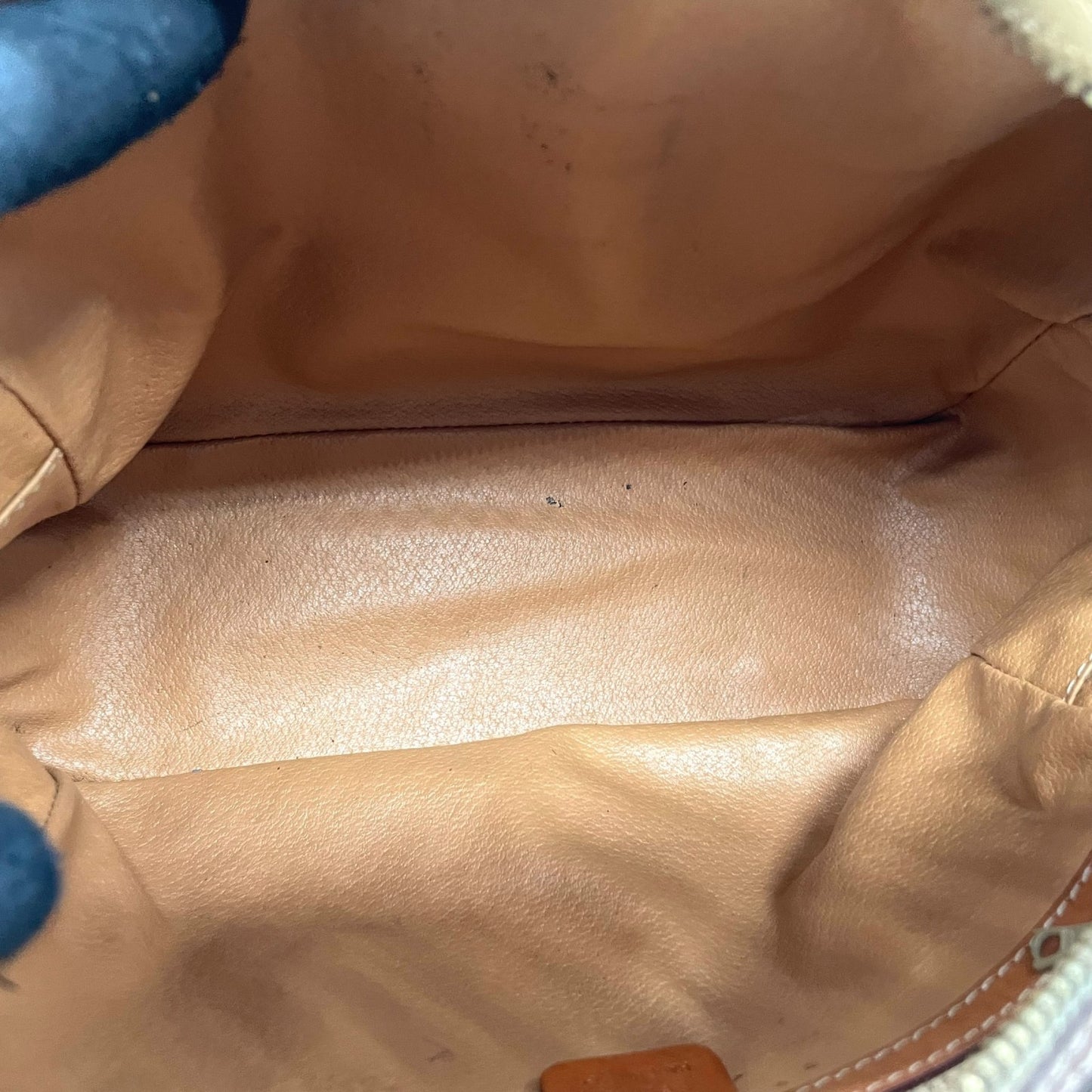 CELINE セリーヌ マカダム 2WAY ハンドバッグ ショルダーバッグ PVC レザー 茶 ブラウン ゴールド金具 斜め掛け可 レディース ヴィンテージ D3