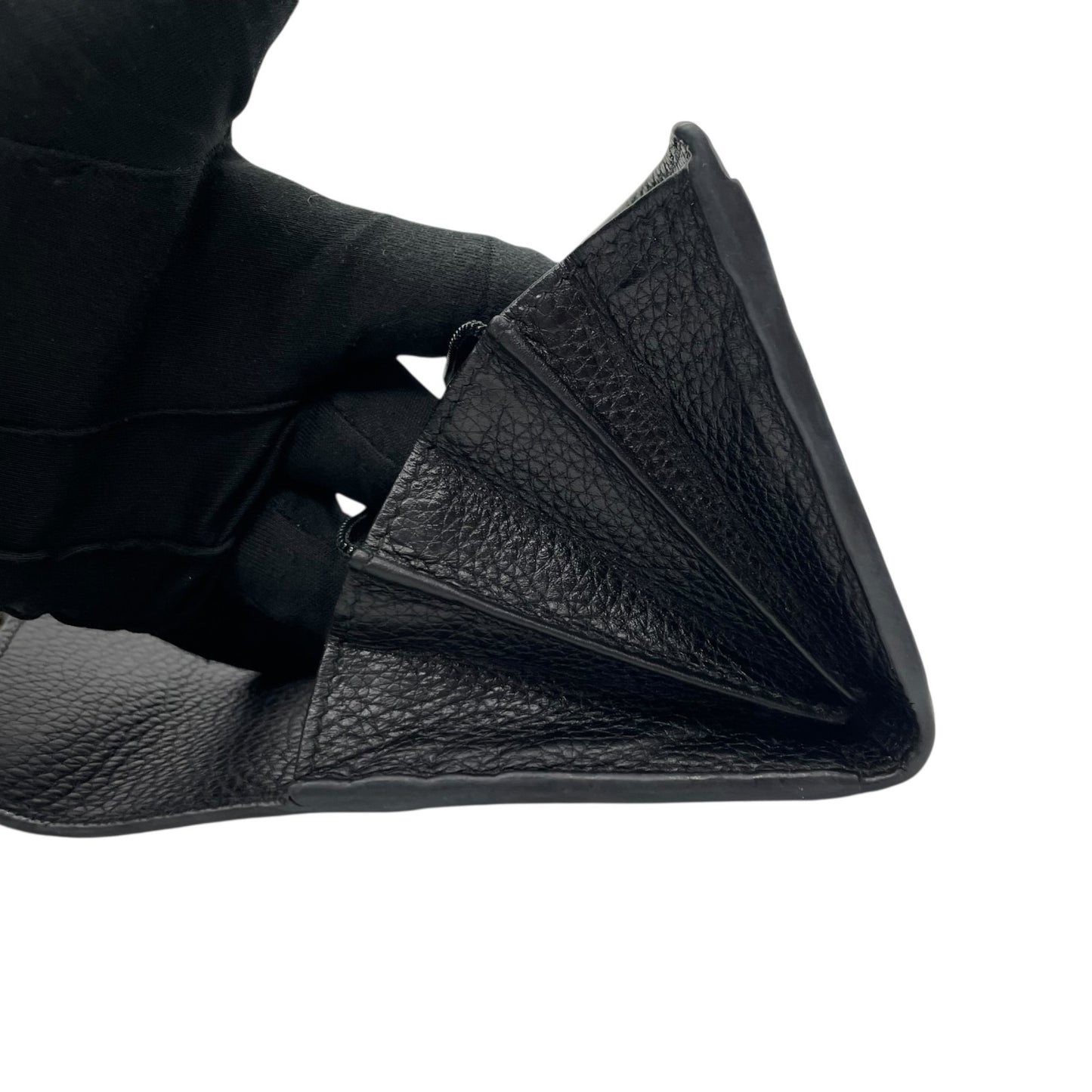 GUCCI グッチ GGマーモント 長財布 レザー 黒 ブラック ゴールド金具 箱付き レディース W2