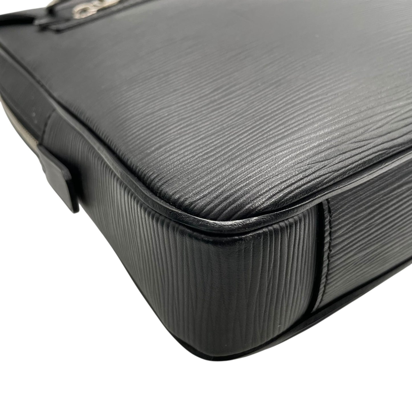 【新品同様】 LOUIS VUITTON ルイ・ヴィトン エピ ヴァシリPM 2WAY ビジネスバッグ ブリーフケース 書類カバン ショルダー 斜め掛け ボレアル ブラック レザー M32640 シルバー金具 メンズ B