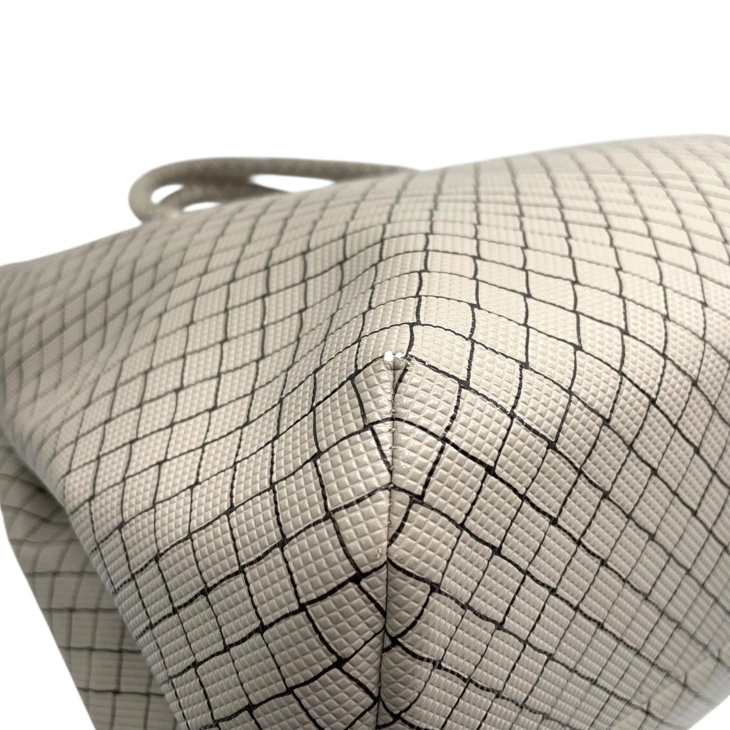 BOTTEGA VENETA ボッテガヴェネタ マルコポーロ イントレッチオジェット トートバッグ ハンドバッグ グレー ブラウン PVC ブラック金具 メンズ レディース 手提げ A