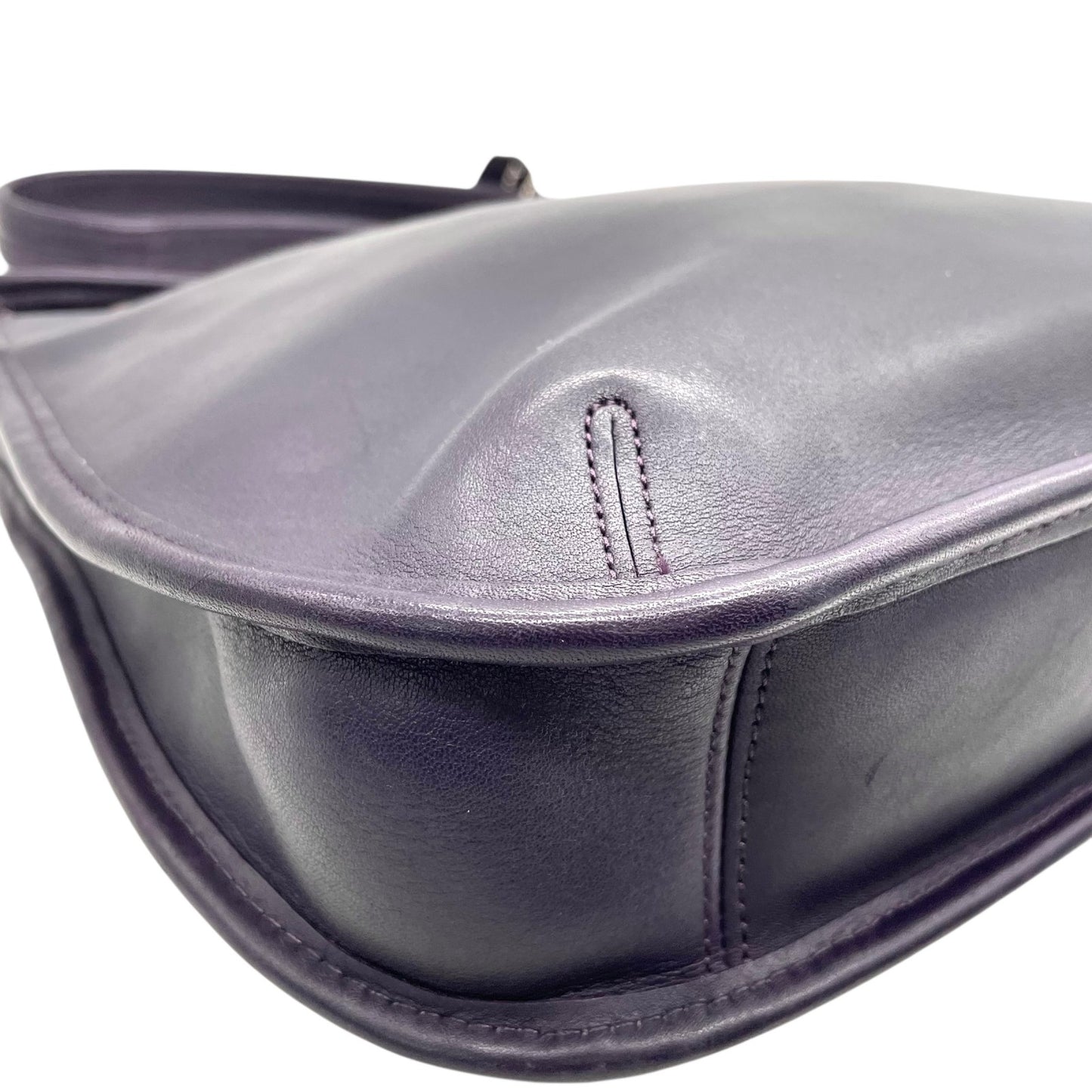 COACH コーチ 9047 ショルダーバッグ レザー パープル【中古】 レディース