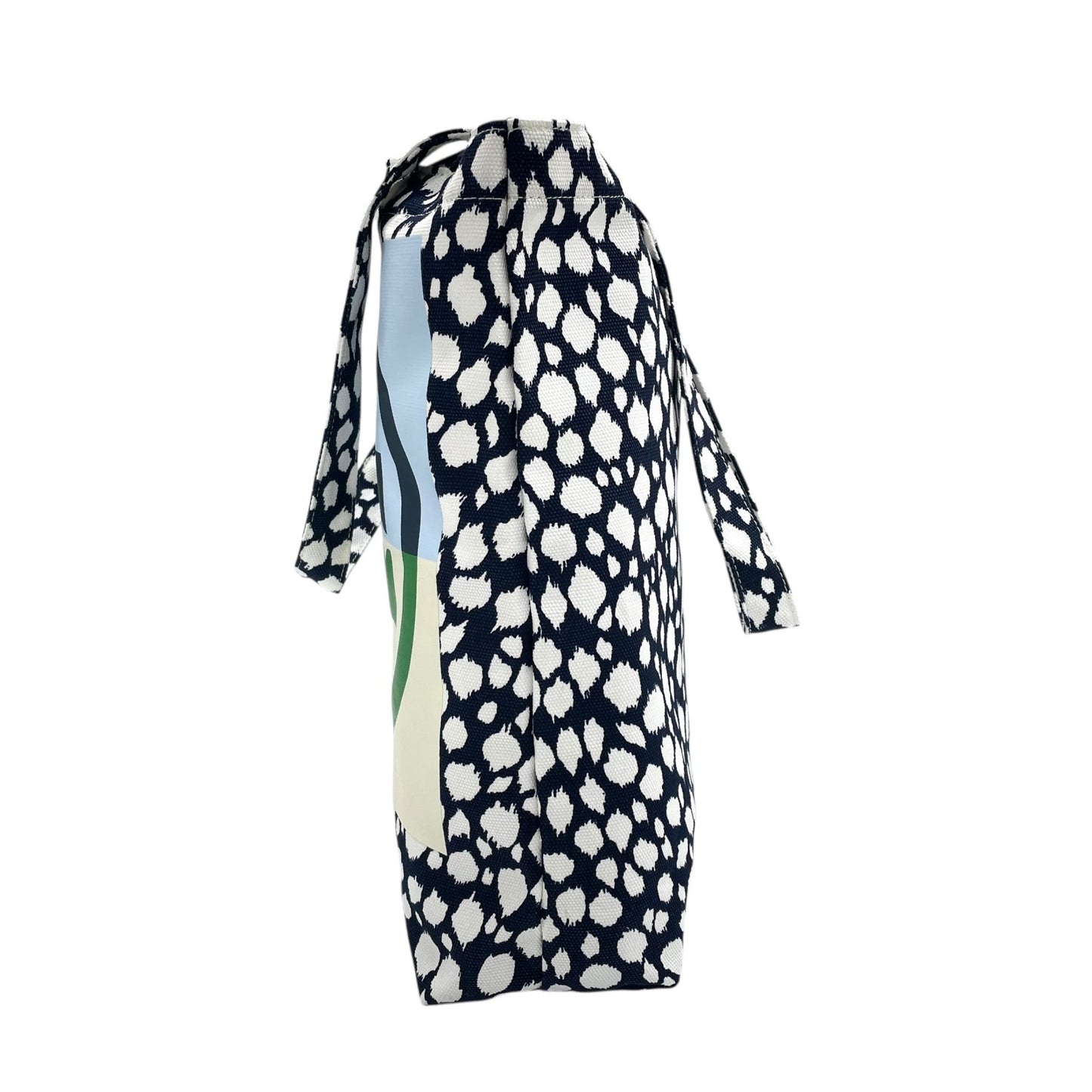 未使用級 美品 Tory Burch トリーバーチ トートバッグ キャンバス ロゴプリント ビッグロゴ ダブルTロゴ マルチカラー U8