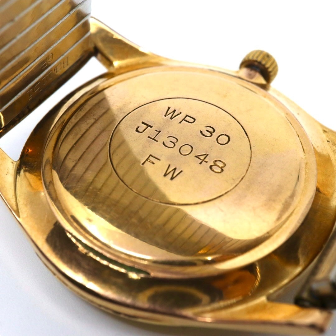 【稼働品】seiko セイコー セイコーシャ クロノス J13048 自動巻き 21石 腕時計 メンズ ゴールド シルバー文字盤 ヴィンテージ アナログ アンティーク クラシックデザイン Diashock 昭和レトロ 日本製 WATER PROOF G4