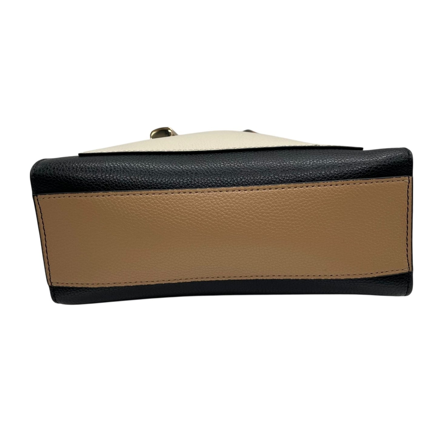 マークジェイコブス MARC JACOBS THE MINI GRIND BAG 2WAY ハンドバッグ ショルダーバッグ 黒 ブラック 白 アイボリー ベージュ レザー ゴールド金具 手提げ 斜め掛け可 ロゴ パドロック グラインド レディース S21