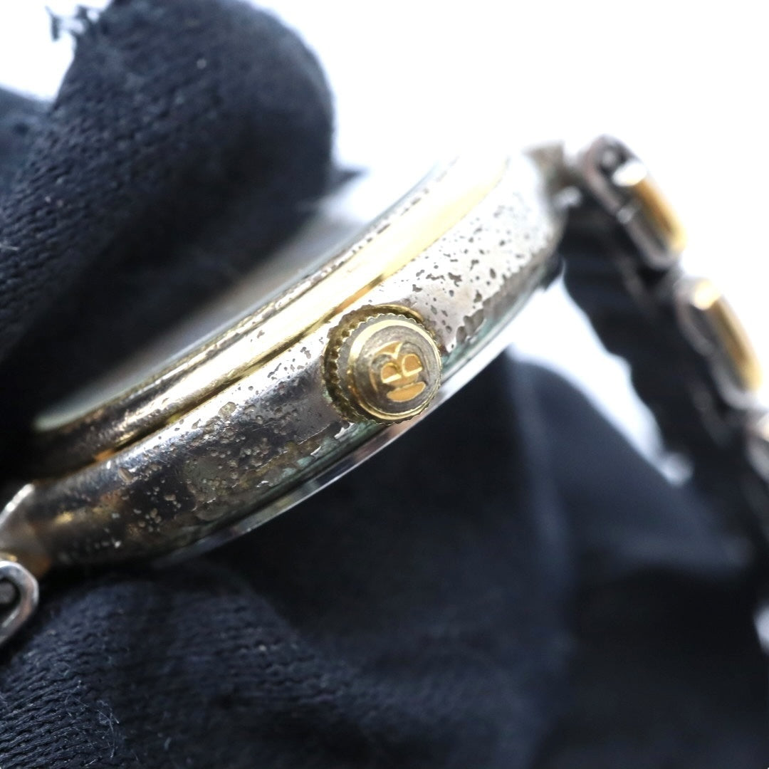 【電池交換済】バーバリー Burberrys 腕時計 11500L レディースウォッチ クォーツ コンビ シルバー ゴールド ローマンインデックス ホースロゴ クラシック ヴィンテージ アナログ 稼働品 G3