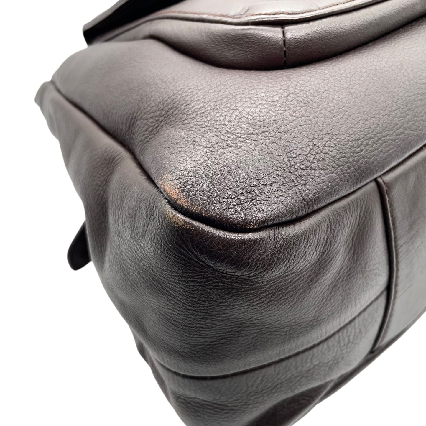 コーチ COACH ハンドバッグ キャンベル F24686 ダークブラウン オールレザー ベルトデザイン ゴールド金具 斜め掛け可 レディース U17