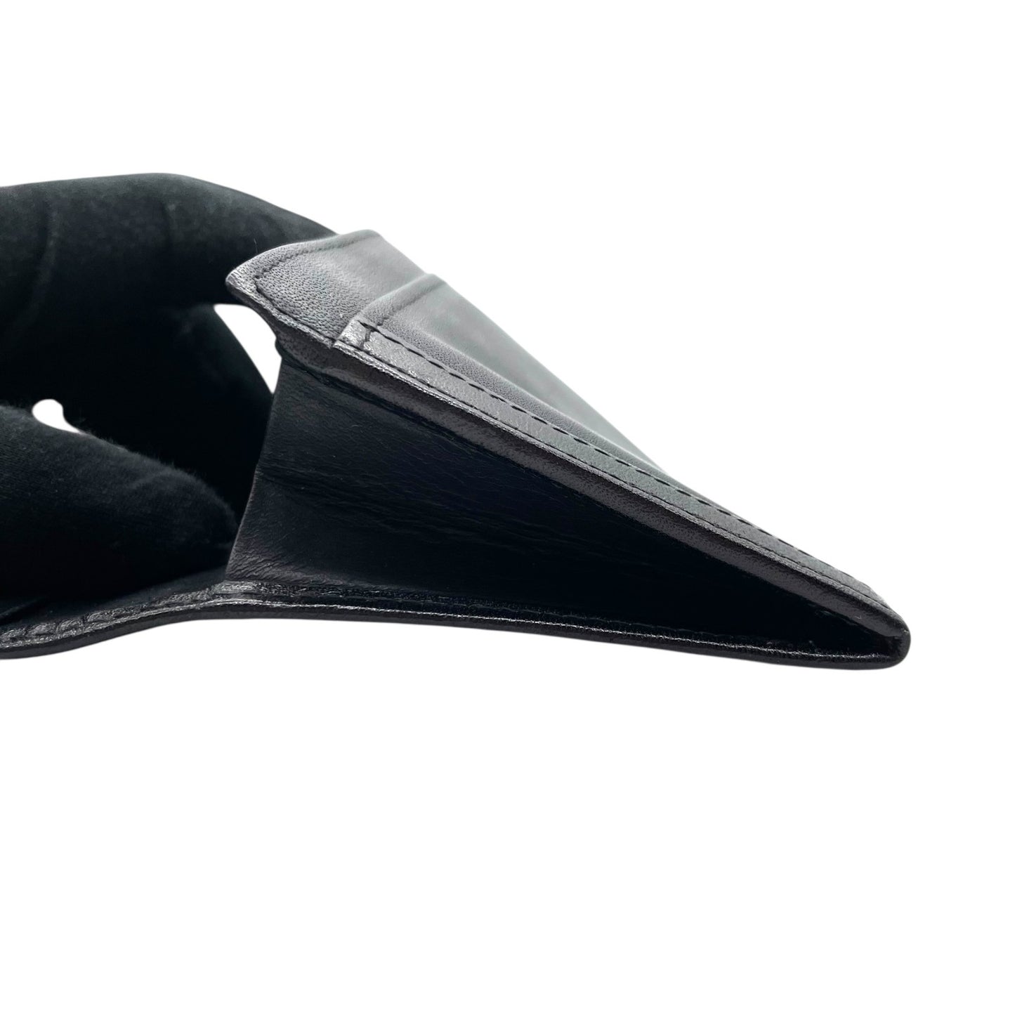 クリスチャンディオール Christian Dior 長財布 レザー 黒 ブラック CDロゴ ゴールド金具 金金具 ヴィンテージ レディース メンズ W4