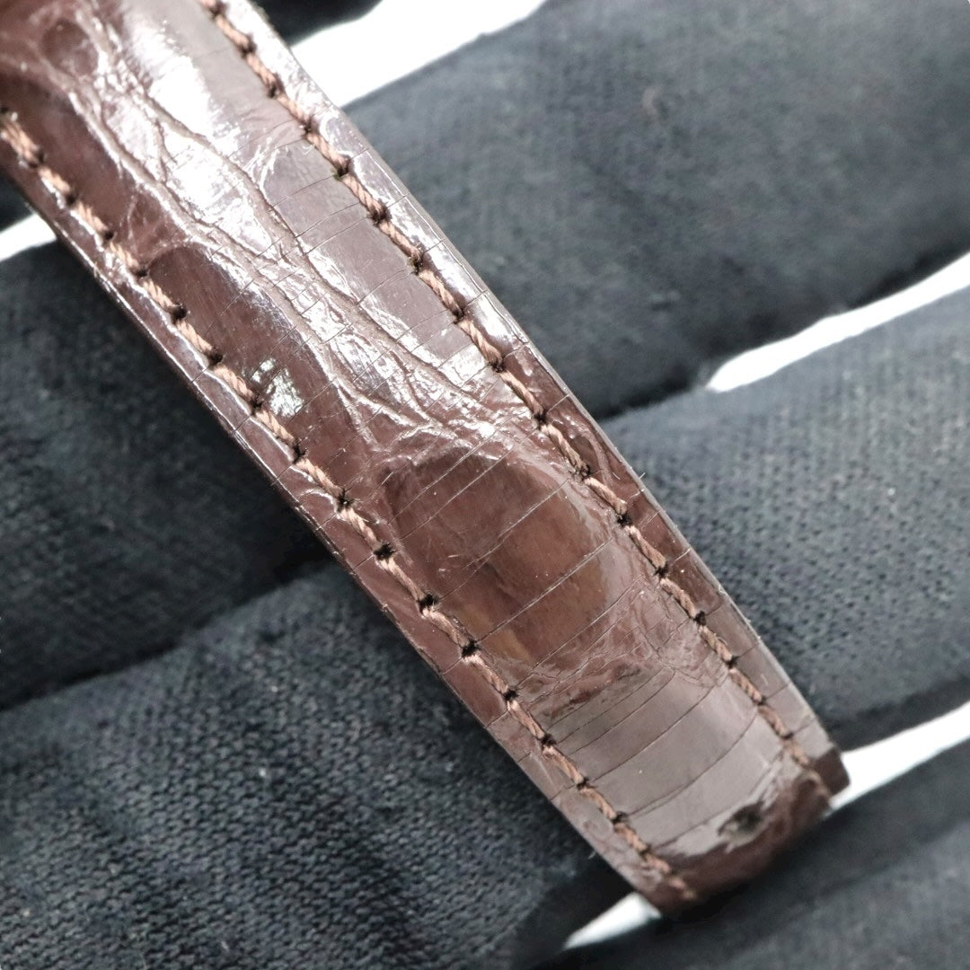 SEIKO セイコー 7N01-6881 ゴールドトーン ベゼル テクスチャー文字盤 クォーツ レディース ステンレス レザーベルト 上品 エレガント ウォッチ G11