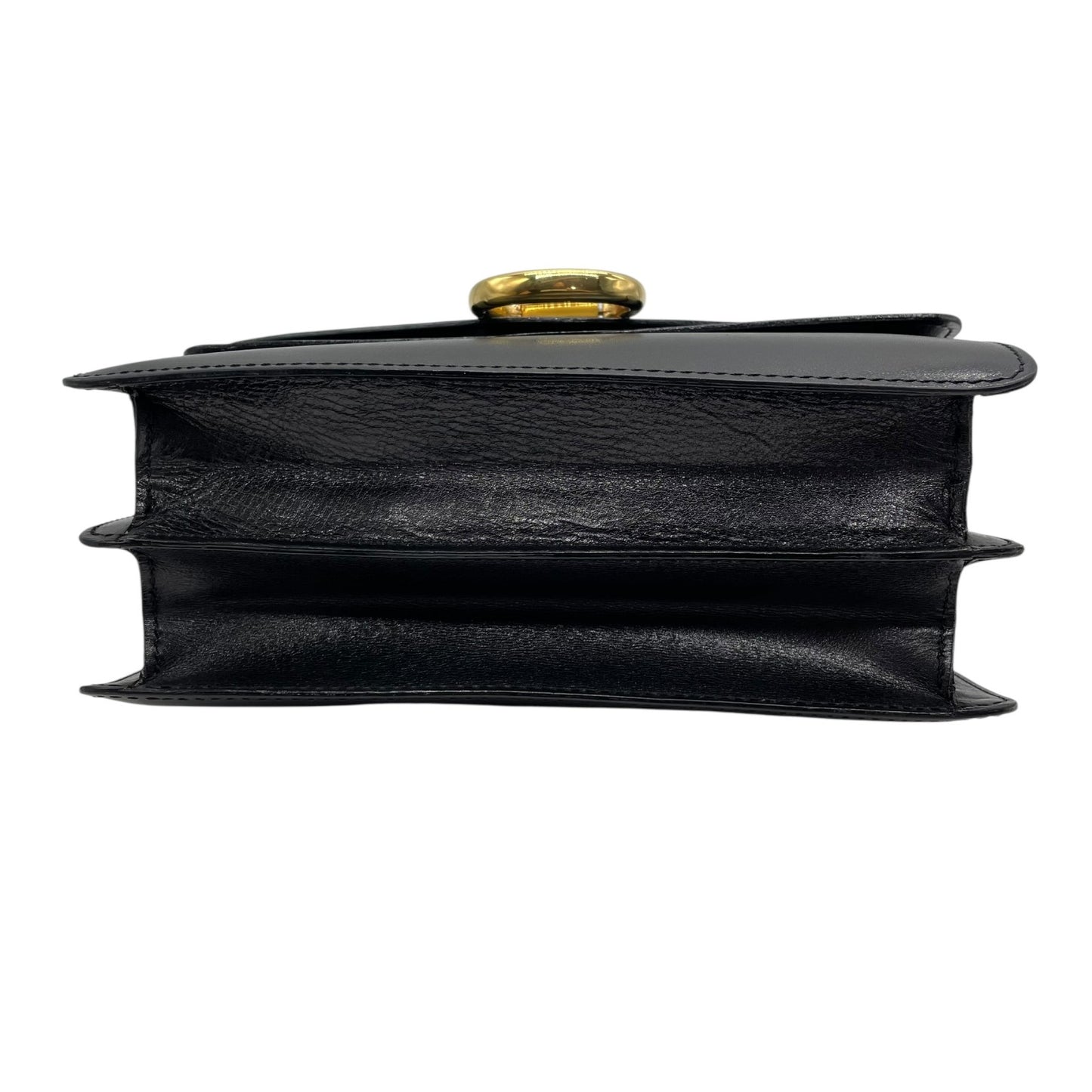 美品 CELINE セリーヌ ハンドバッグ フォーマル 黒 ブラック レザー ゴールド金具 ダブルフラップ Wフラップ トップハンドル 手提げ ロゴ レディース ヴィンテージ オールドセリーヌ C