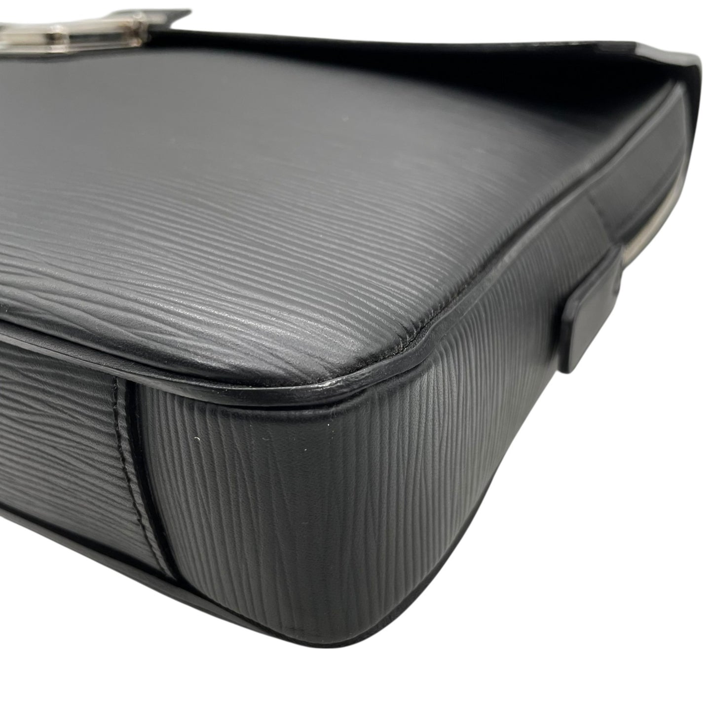 【新品同様】 LOUIS VUITTON ルイ・ヴィトン エピ ヴァシリPM 2WAY ビジネスバッグ ブリーフケース 書類カバン ショルダー 斜め掛け ボレアル ブラック レザー M32640 シルバー金具 メンズ B