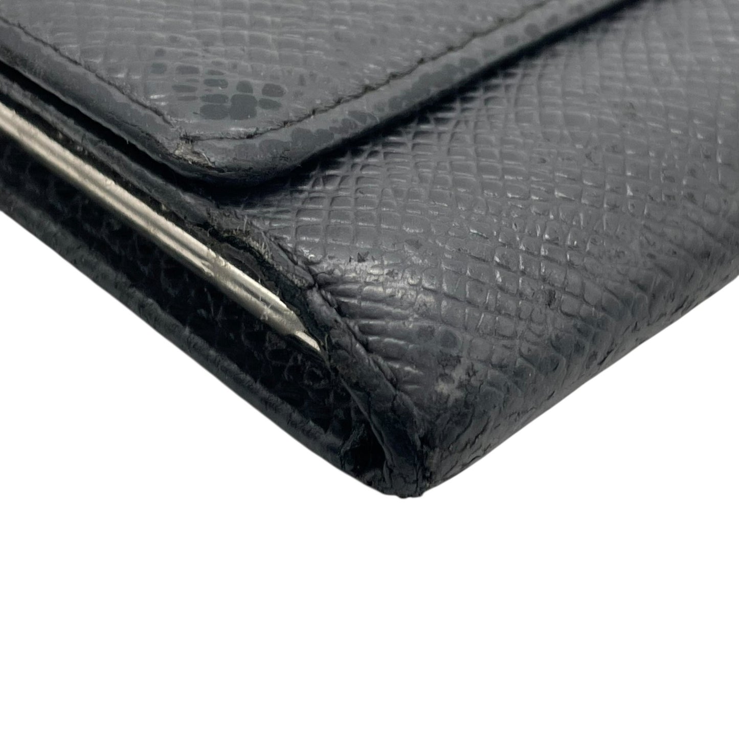 LOUIS VUITTON ルイヴィトン ミュルティクレ 6 タイガ 6連キーケース M30532 黒 ブラック レザー シルバー金具 メンズ W5