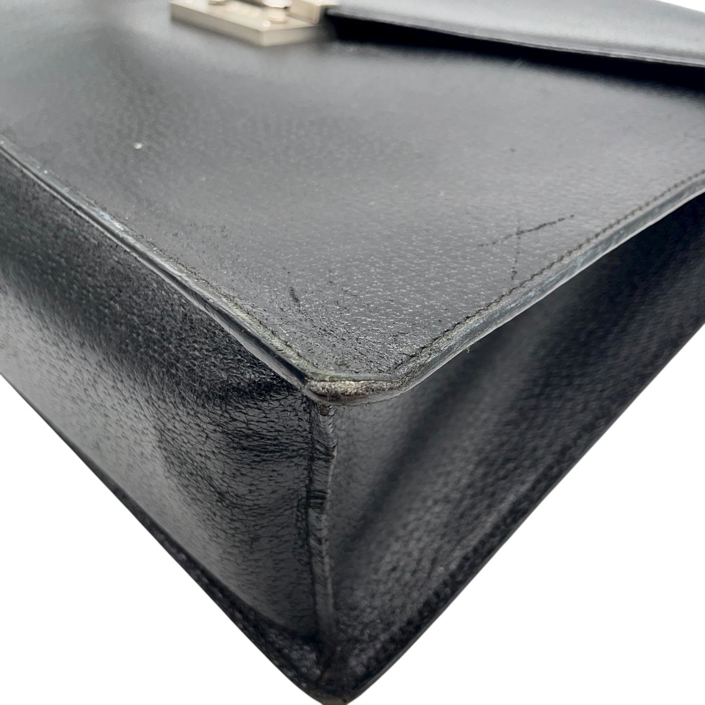 サルヴァトーレフェラガモ Salvatore Ferragamo ビジネスバッグ ブリーフケース レザー 黒 ブラック ダイヤルロック D5