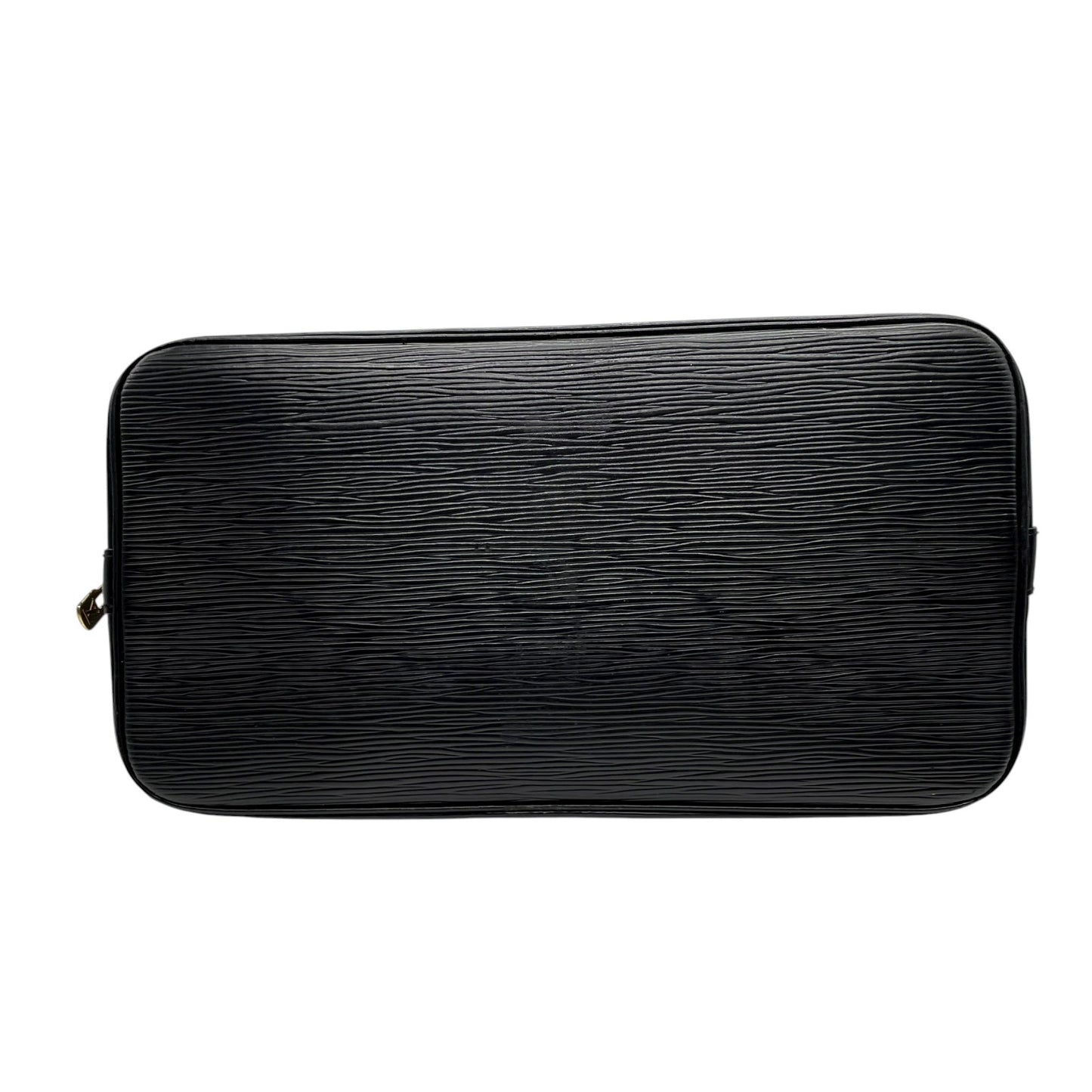 ルイヴィトン LOUIS VUITTON LV エピ アルマ ショルダーバッグ ハンドバッグ ドーム型 パドロック付き 2WAY ノワール ブラック 黒 ゴールド金具 D