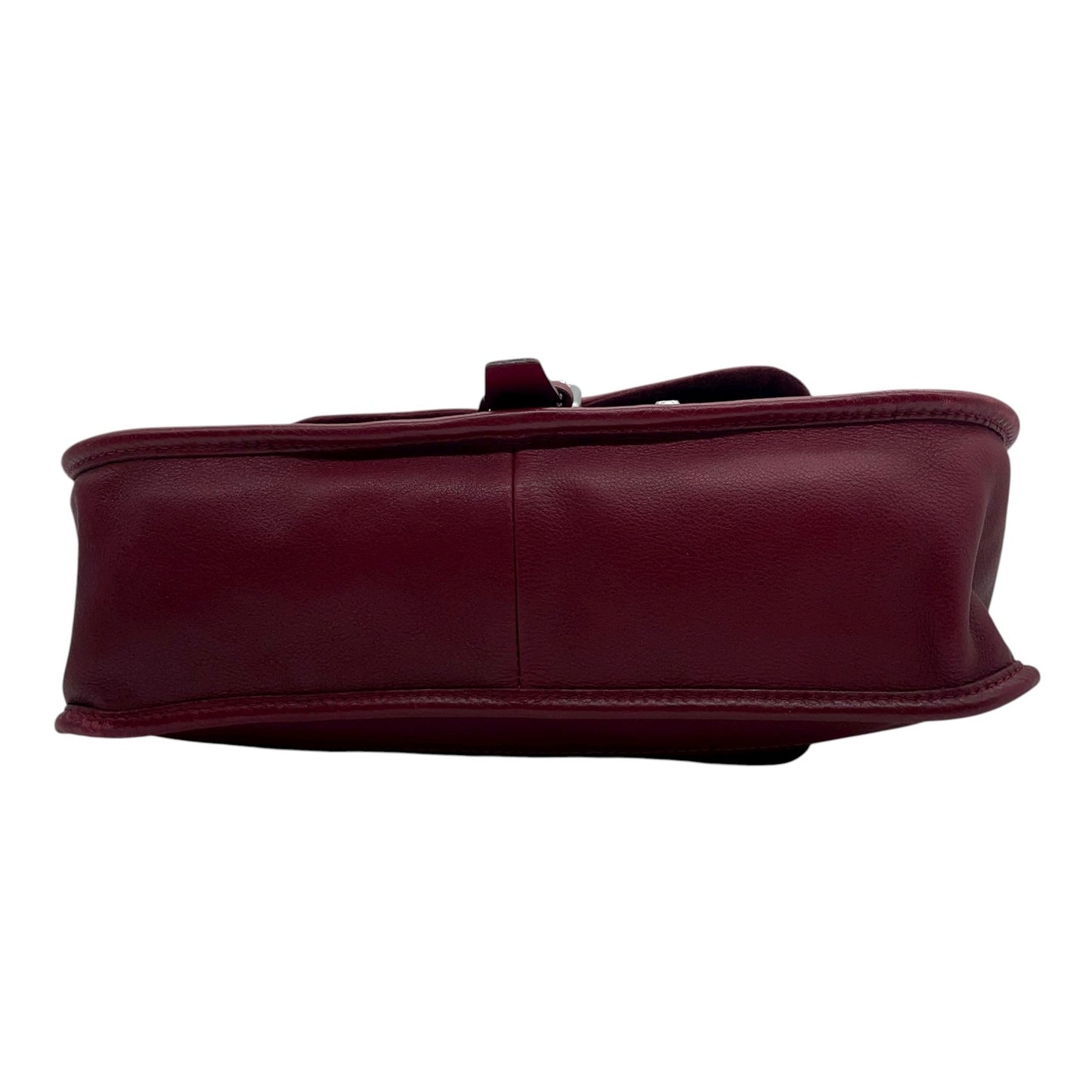 ロンシャン LONGCHAMP ハンドバッグ レザー ワインレッド 本革 チャーム付き Y2K ヴィンテージ ユニセックス s94