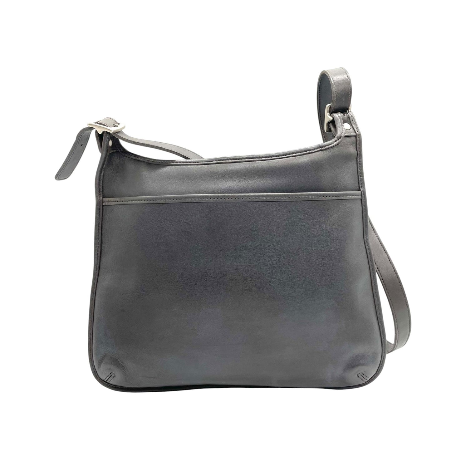 コーチ COACH オールドコーチ レザー ショルダーバッグ 肩掛け 黒 ブラック ホーボーバッグ トート シンプル 本革 C3