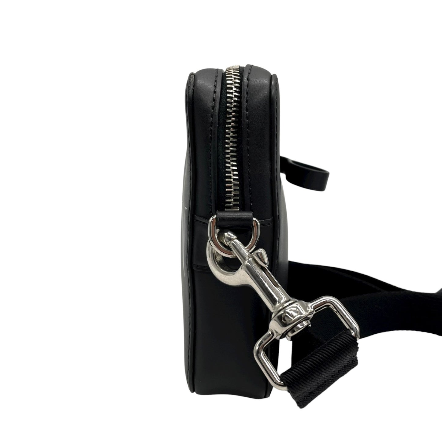 美品 ヴァレンティノ VALENTINO VLTN レザー ショルダーバッグ クロスボディ 黒 ブラック ロゴ メンズ レディース K9