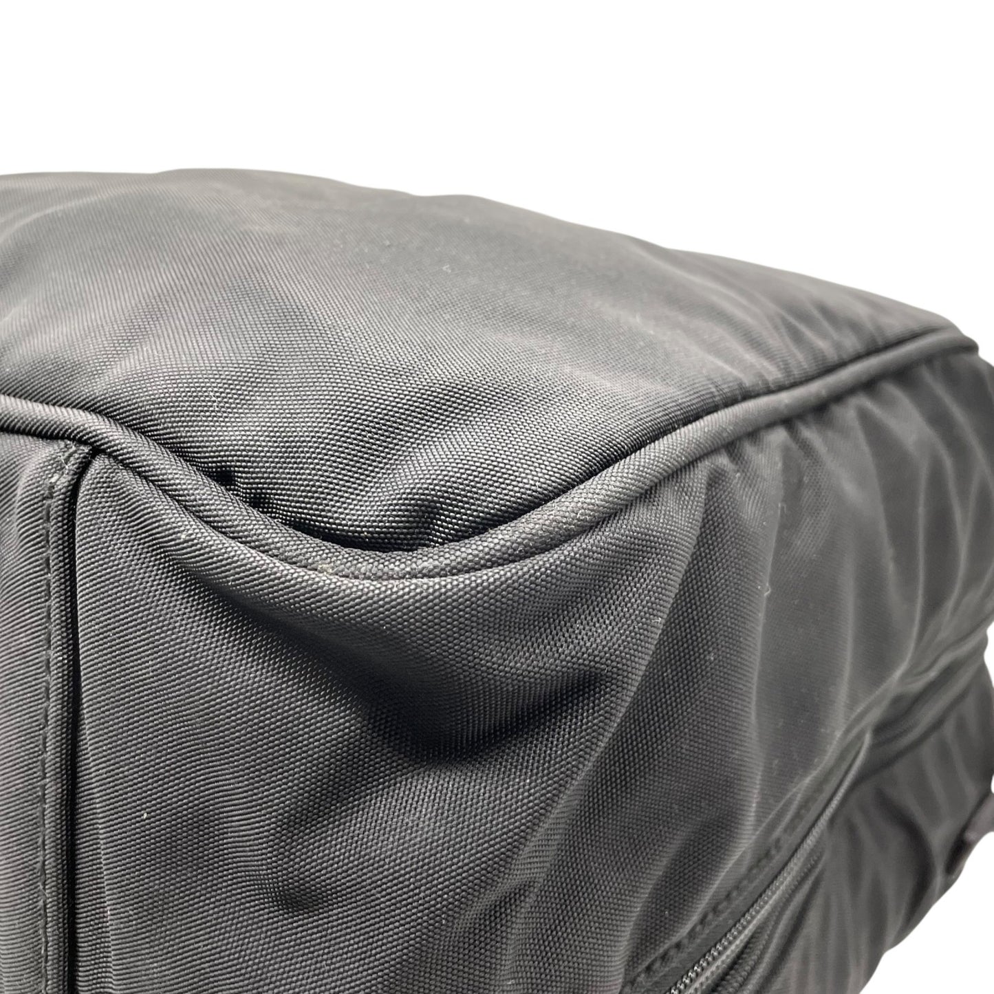 グッチ GUCCI ボストンバッグ ショルダーバッグ ブラック 黒 2way ナイロン レザー 大容量 トラベルバッグ ビジネスバッグ 斜め掛け可 ロゴ シルバー金具 メンズ X