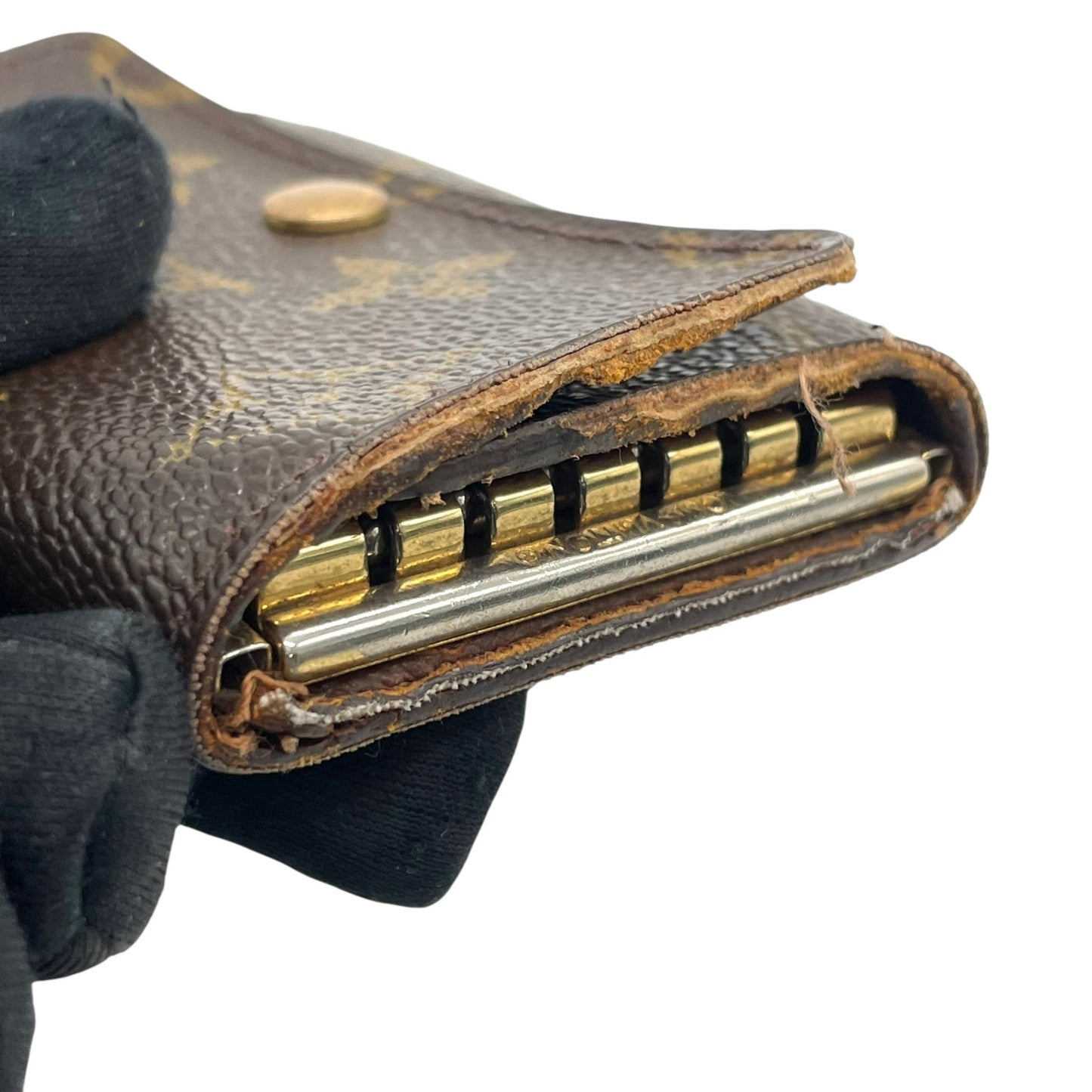 ルイヴィトン LOUIS VUITTON LV モノグラム ミュルティクレ 6連 キーケース M62630 茶色 ブラウン PVC レザー 1