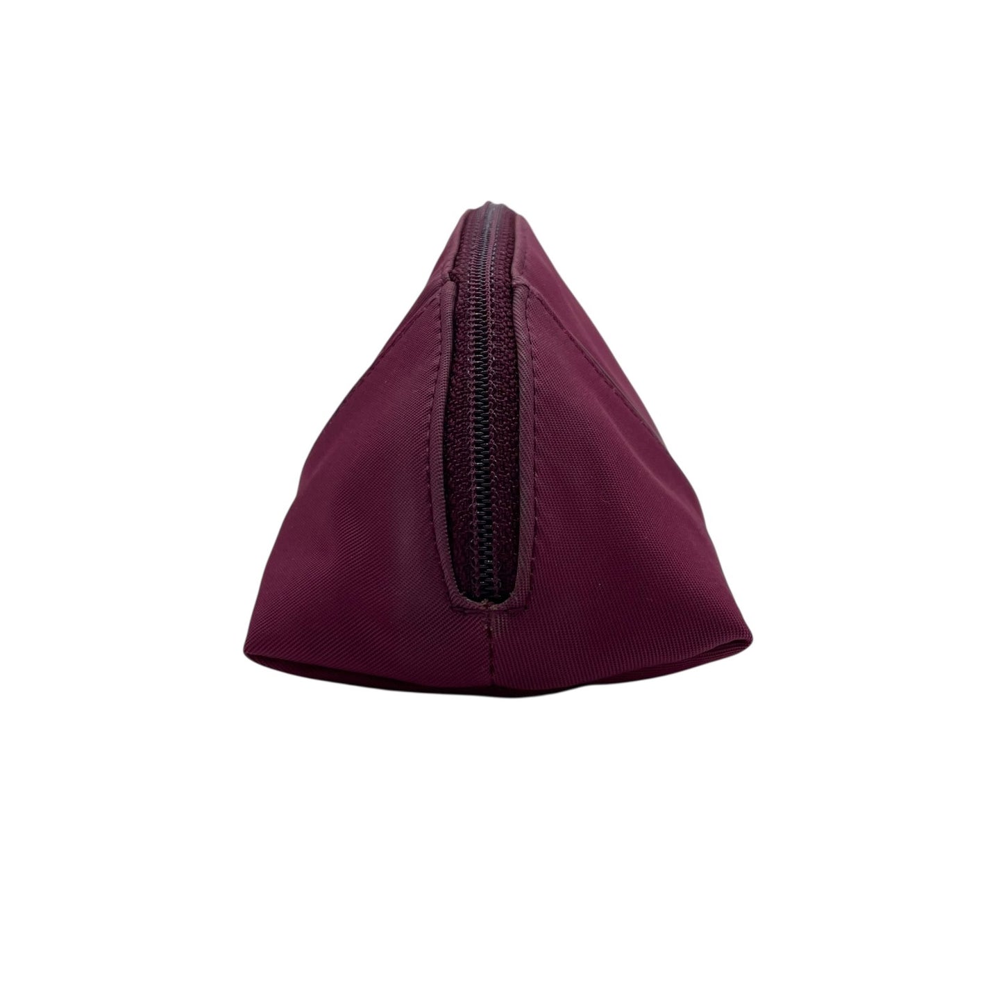 クリスチャンディオール Christian Dior アクセサリーポーチ ワインレッド ナイロン 化粧ポーチ コスメポーチ ロゴ刻印 レディース W4