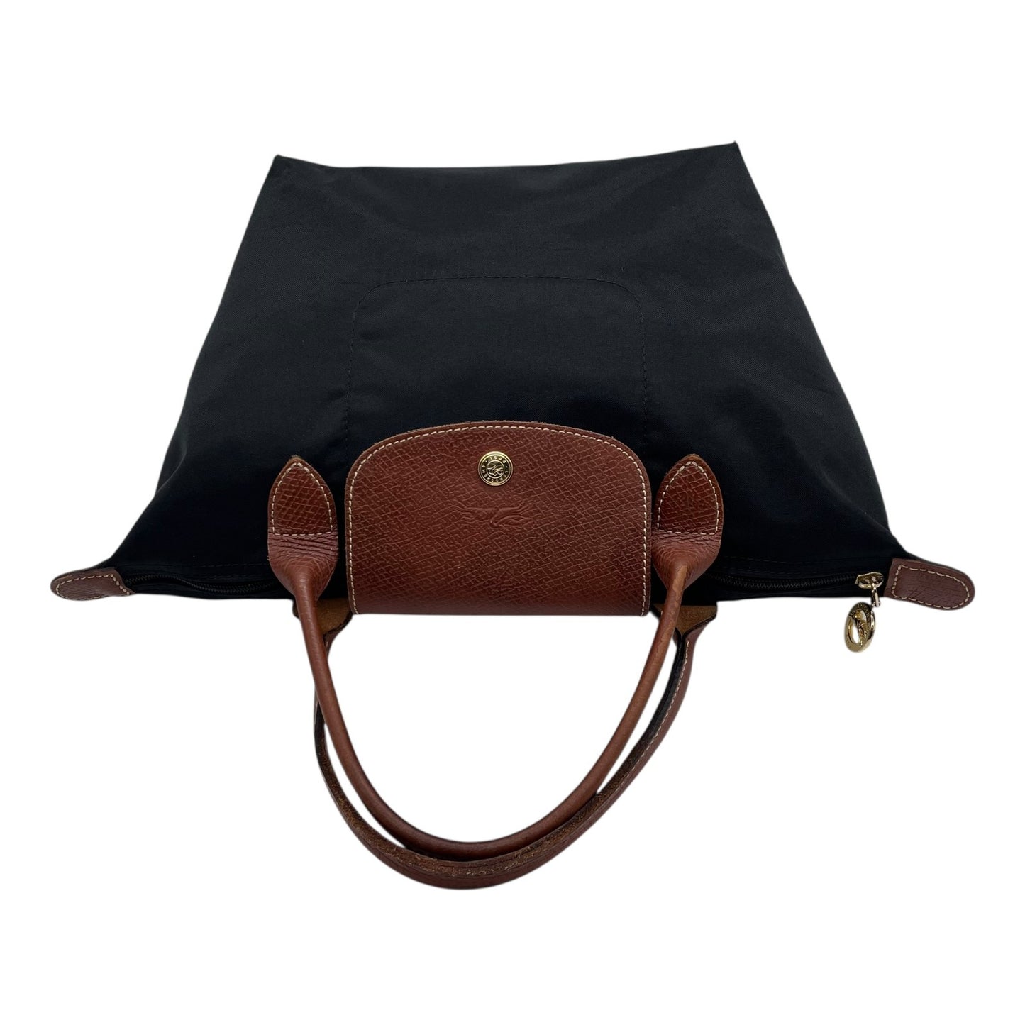 ロンシャン LONGCHAMP ル・プリアージュ トートバッグ Sサイズ ブラック黒 ブラウン 茶色 ナイロン レザー 折りたたみ 軽量 U17