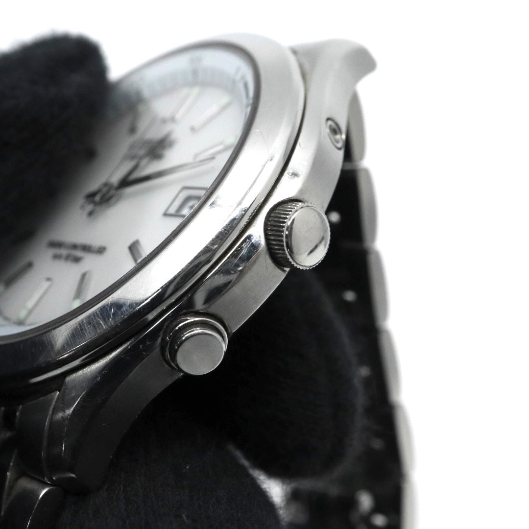 citizen シチズン フォルマ エコドライブ 電波ソーラー 腕時計 H415-S033012 ホワイト文字盤 ステンレススチール メンズ G8