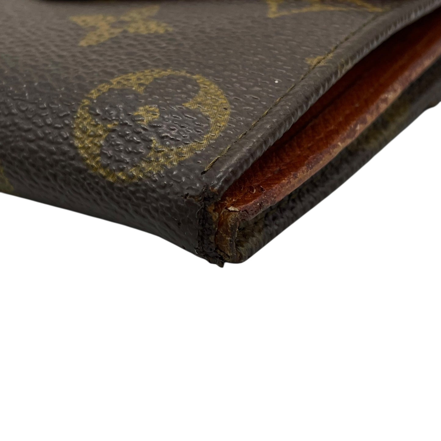 LOUIS VUITTON ルイヴィトン モノグラム コンパクトウォレット 三つ折り財布 Wホック ポルトモネビエ M61660 茶 ブラウン PVC レザー メンズ レディース M2