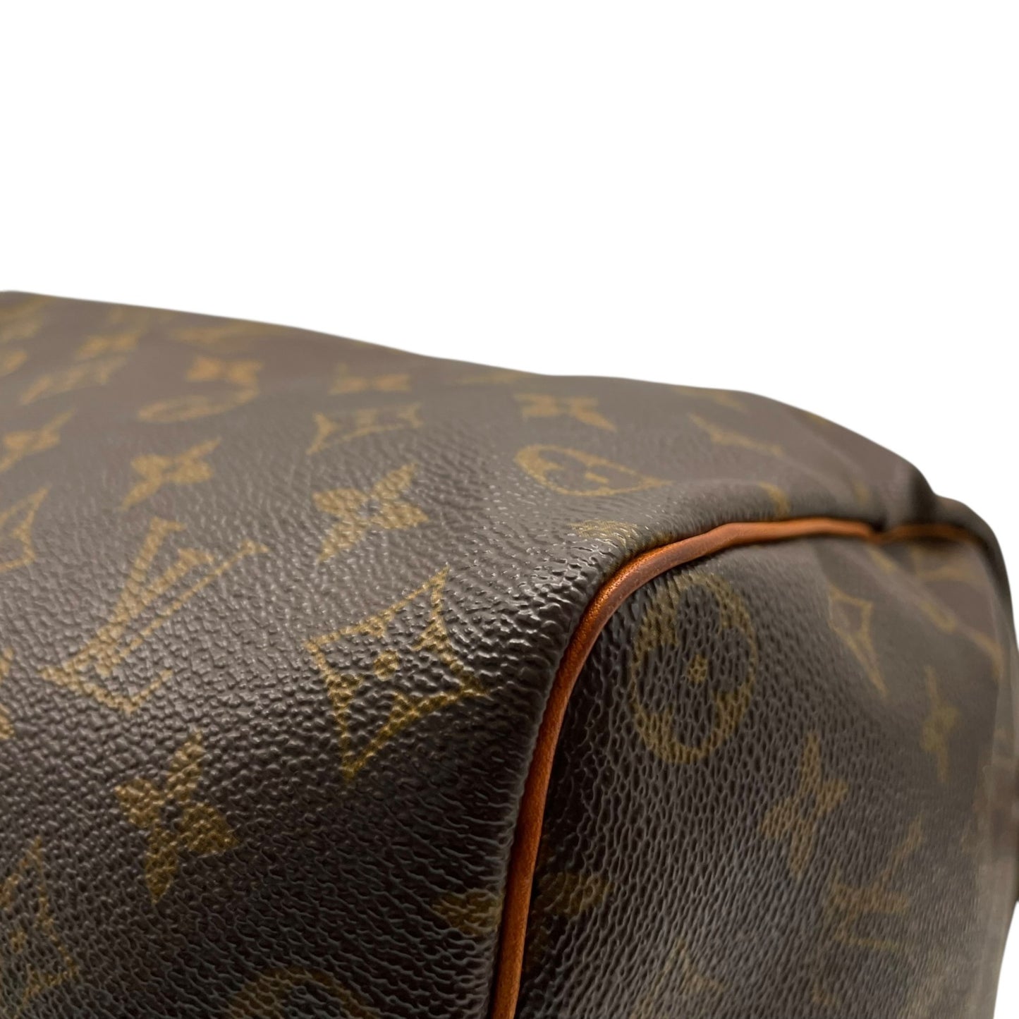 LOUIS VUITTON ルイヴィトン スピーディ35 2WAY ミニボストンバッグ モノグラム PVC レザー ブラウン ゴールド金具 M41107 レディース 斜め掛け パドロック付 E