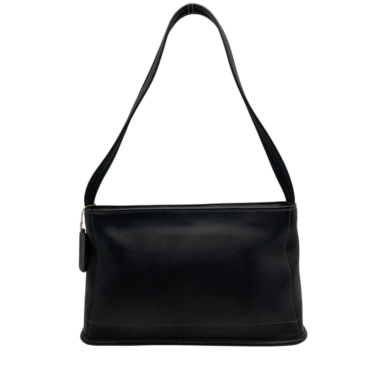 美品 COACH オールドコーチ VINTAGE ヴィンテージ ショルダーバッグ オールレザー 黒 ブラック グラブタンレザー グレインレザー 肩掛け ワンショルダー 本革 9309 U13