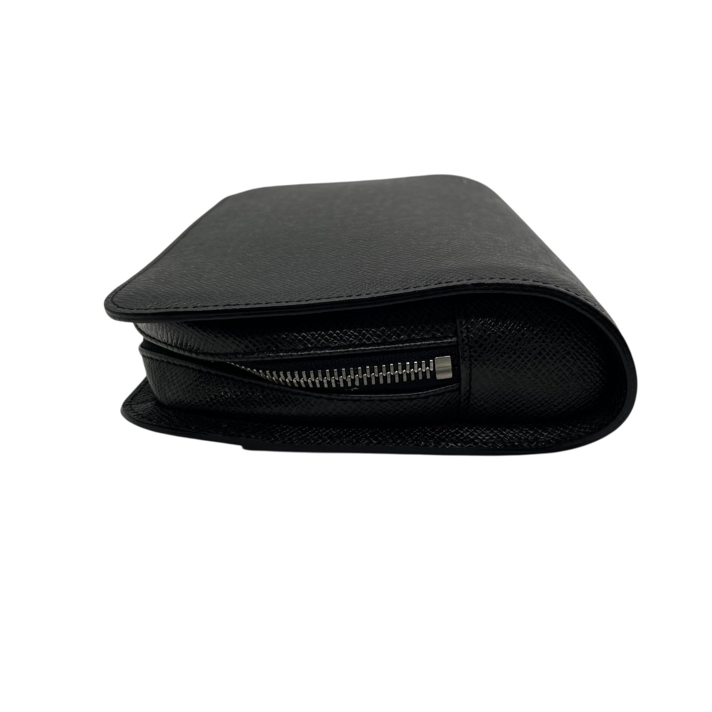 美品 Louis Vuitton ルイヴィトン M30182 タイガ バイカル セカンドバッグ レザー 黒 ブラック メンズ K3