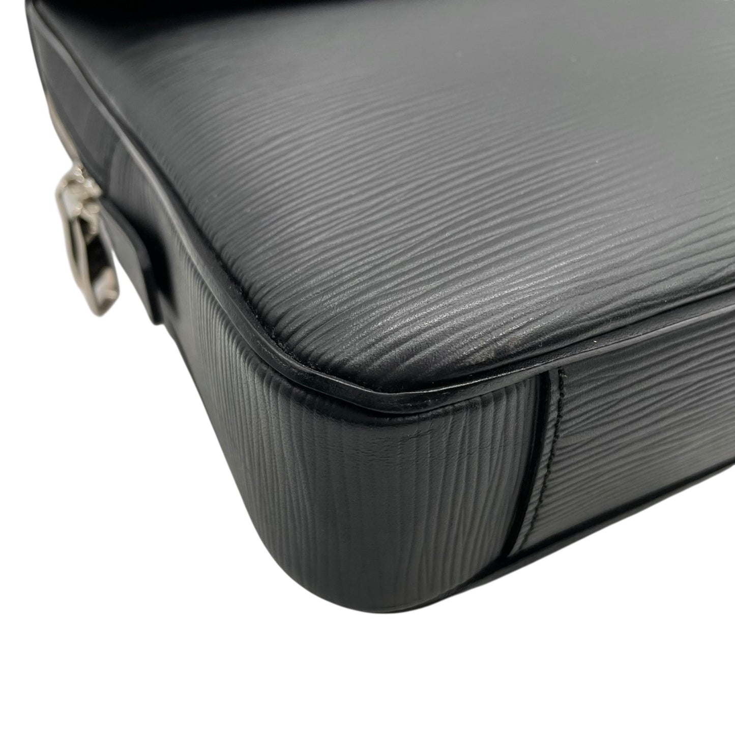 【新品同様】 LOUIS VUITTON ルイ・ヴィトン エピ ヴァシリPM 2WAY ビジネスバッグ ブリーフケース 書類カバン ショルダー 斜め掛け ボレアル ブラック レザー M32640 シルバー金具 メンズ B